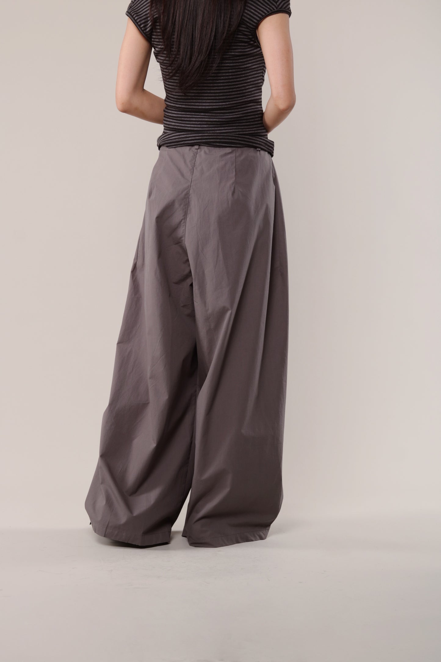 Wide Leg Pants (Charcoal)