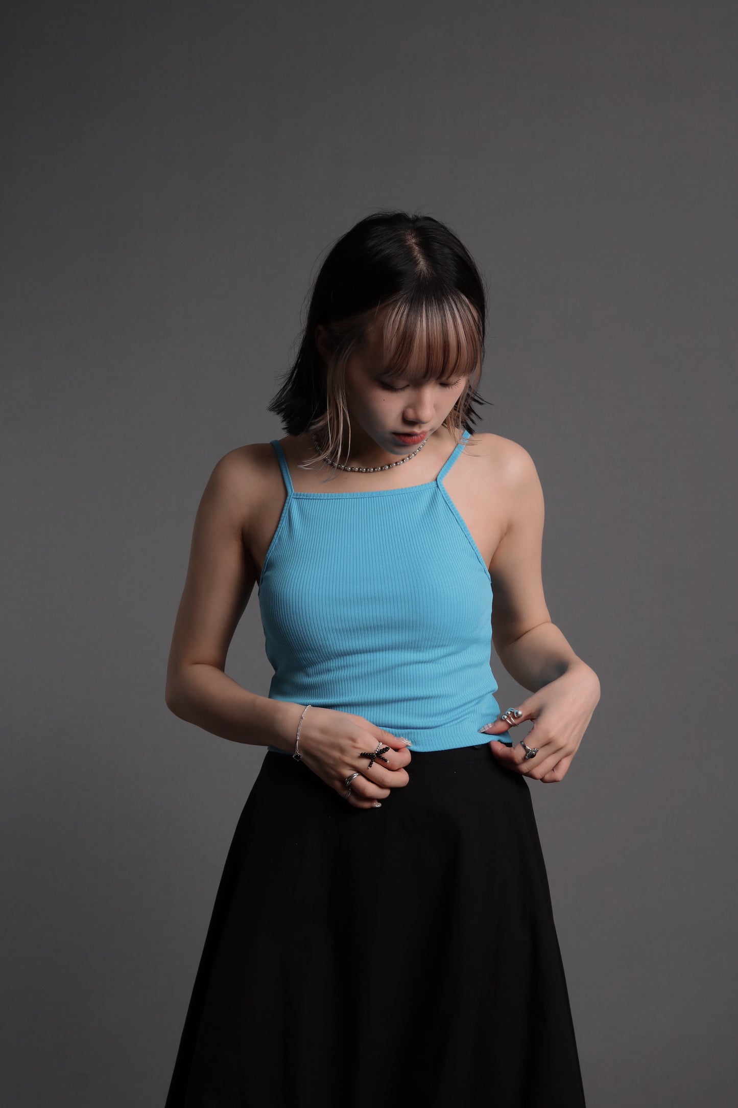 Ribbed Tank Top (Black/Blue/Grey/Red/White/Yellow)