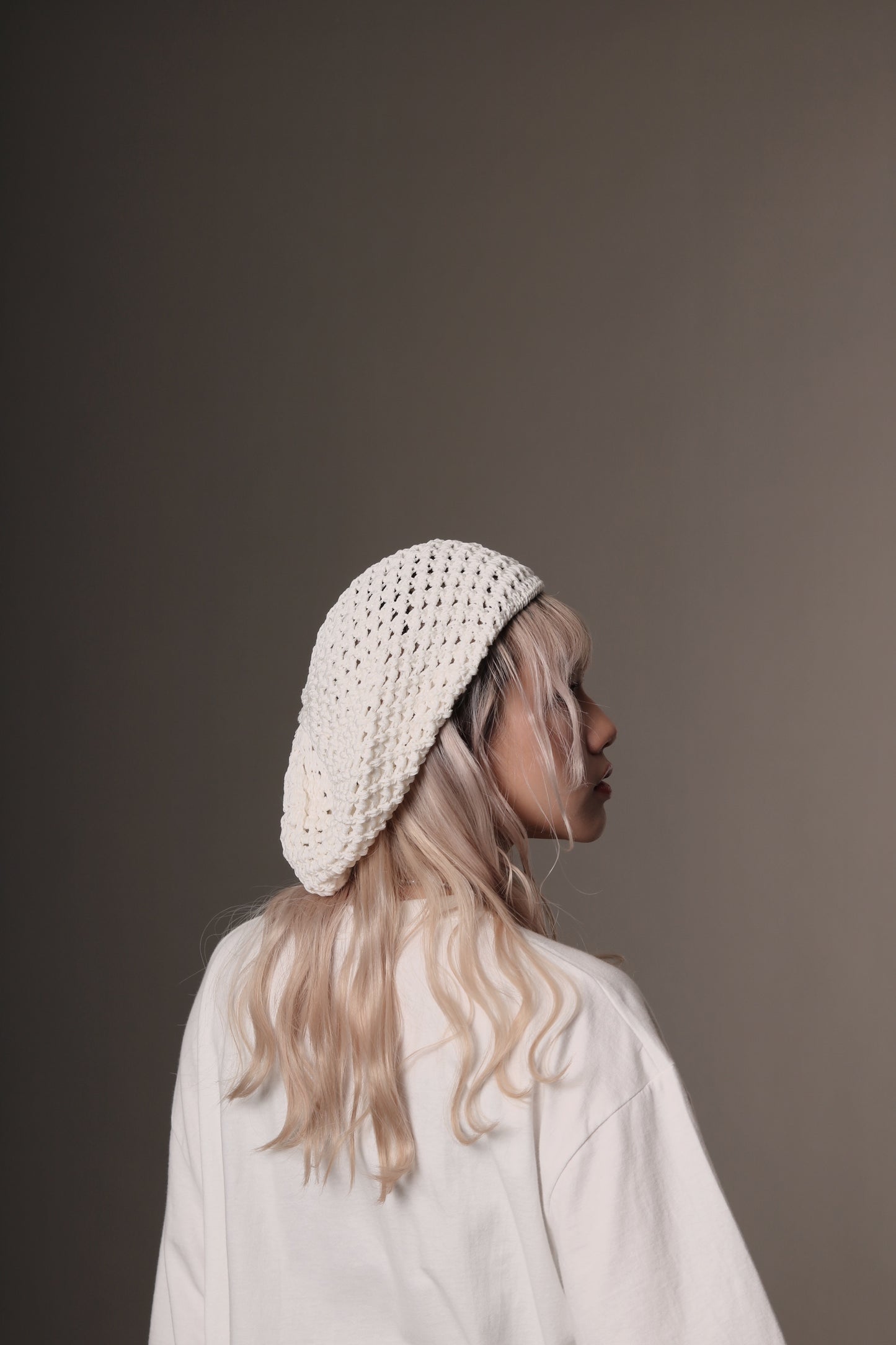 Daily Knit Beret (Black/Blue/Pink/Purple/White)