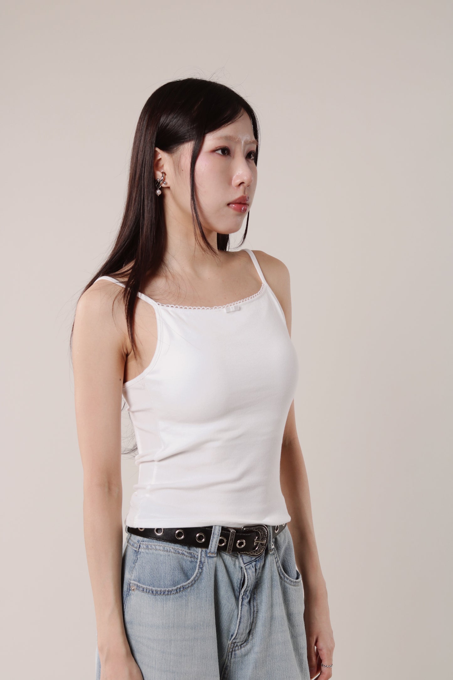 Ribbon Bra Top (White)