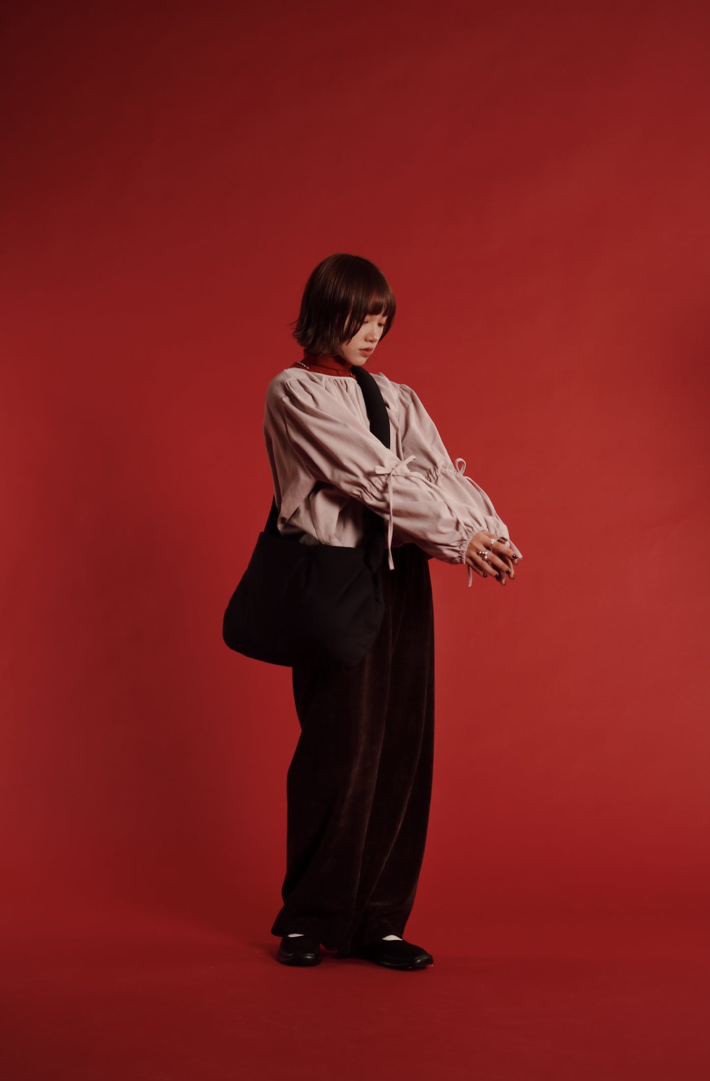 Doll Cloud Bag (Black/Brown/Ivory)