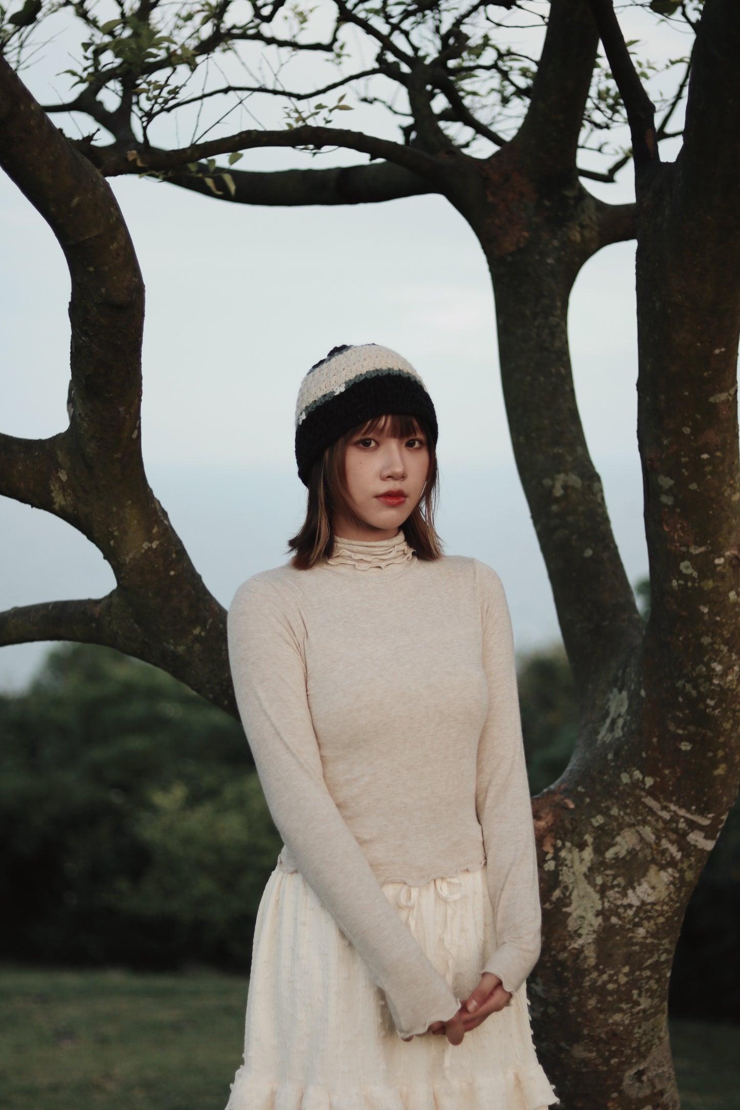 Double Fafa Top (Beige)