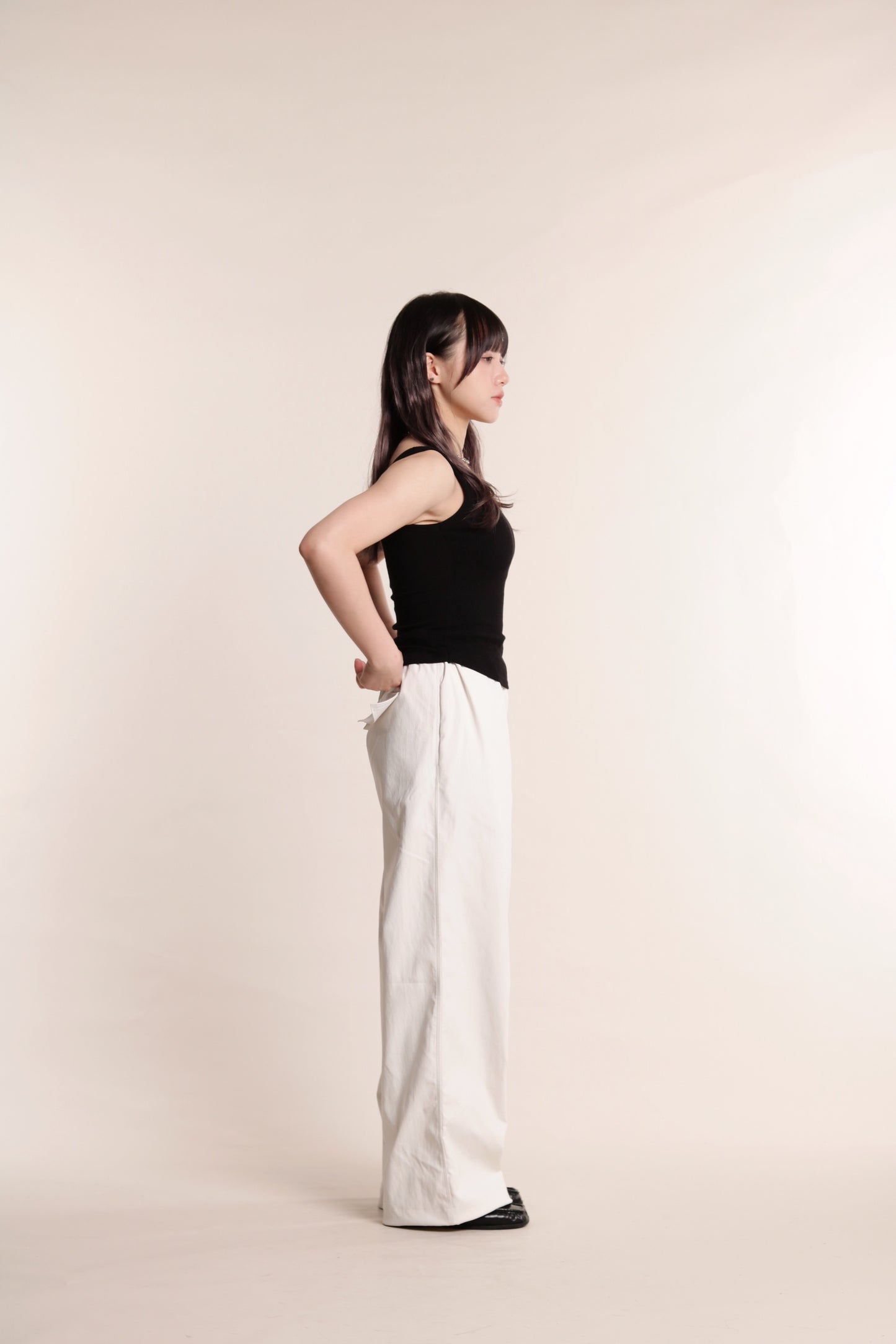 Square Neck Bra Top (Black)