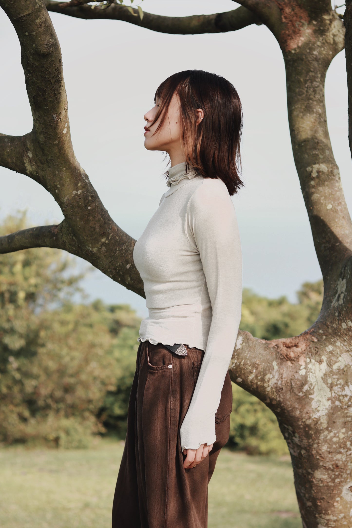 Double Fafa Top (Light Mint)