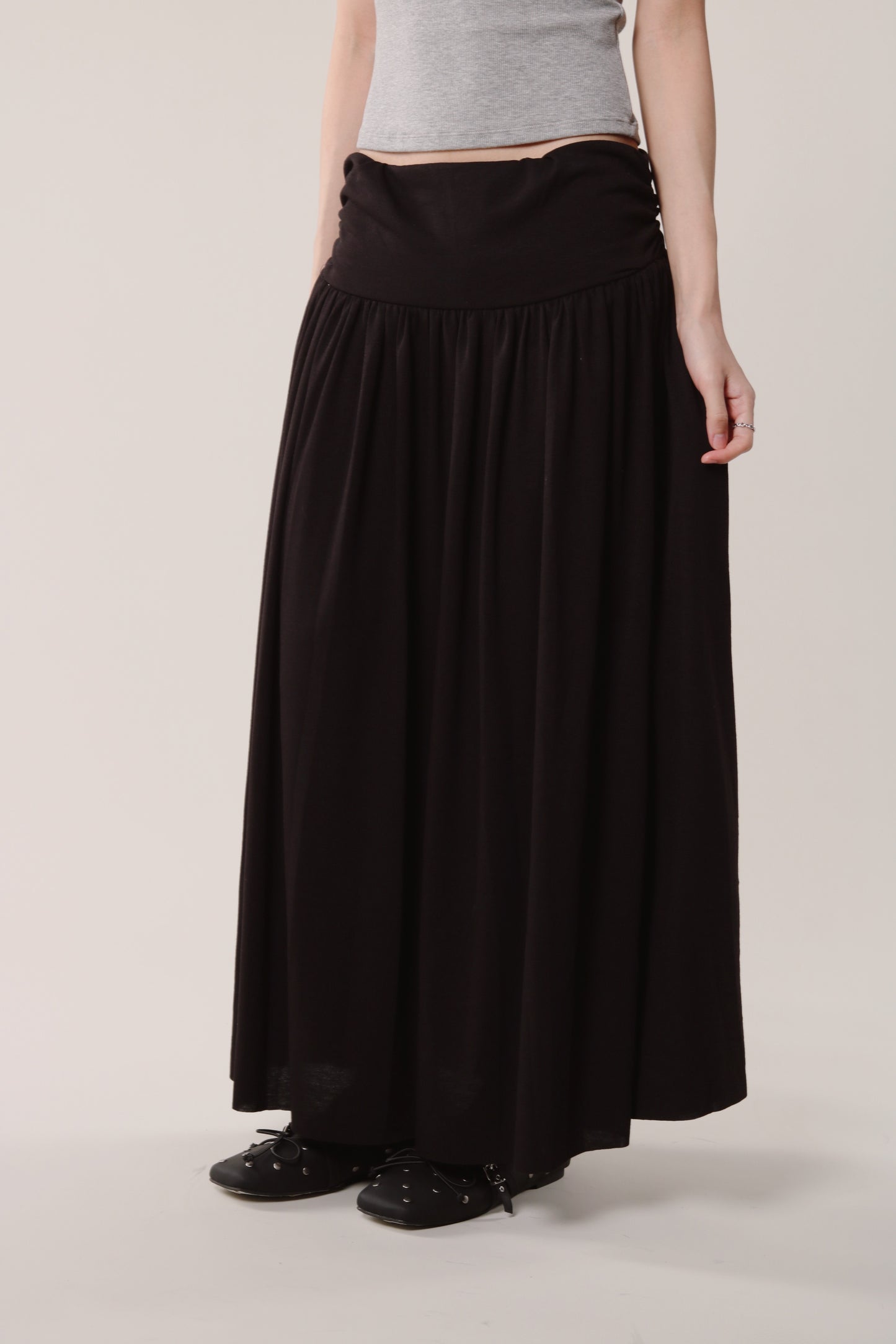 Softy Lazy Skirt (Black)