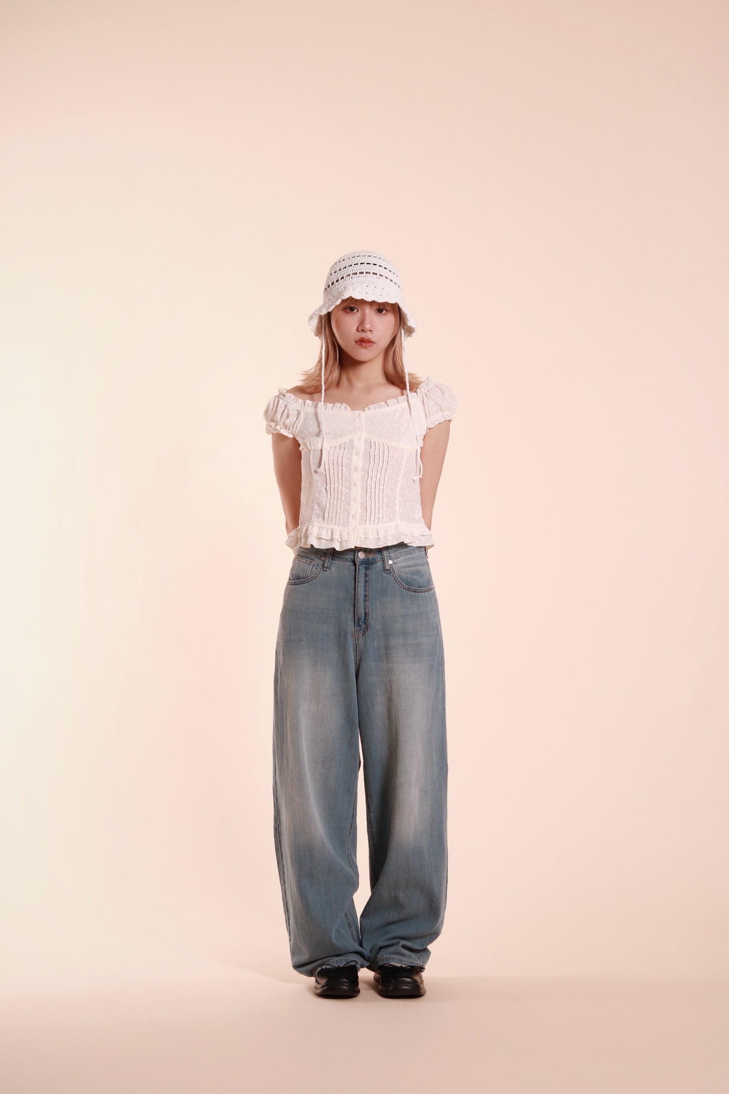 Flower Blouse (Butter)