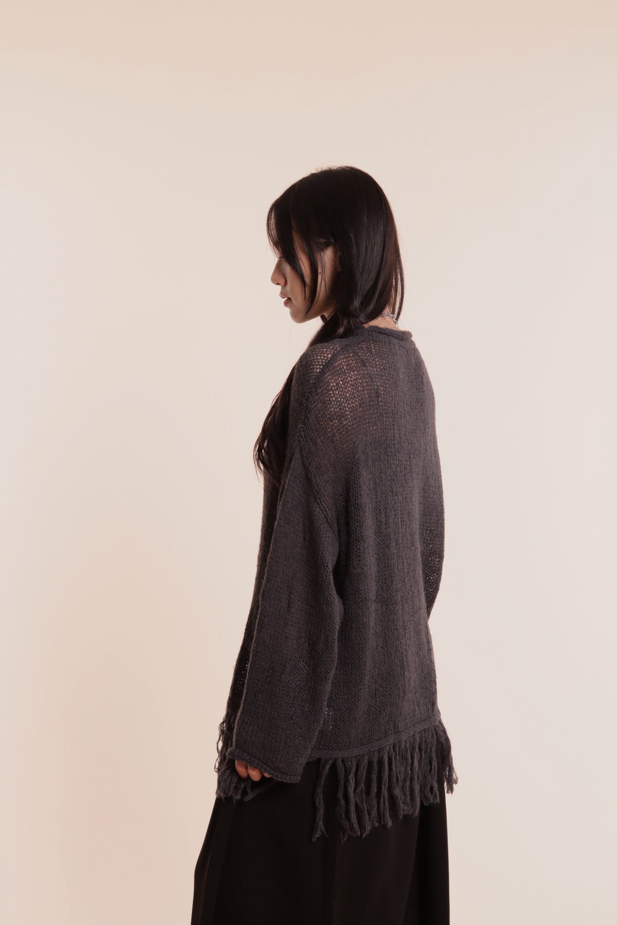 Soso Knit Top (Charcoal)