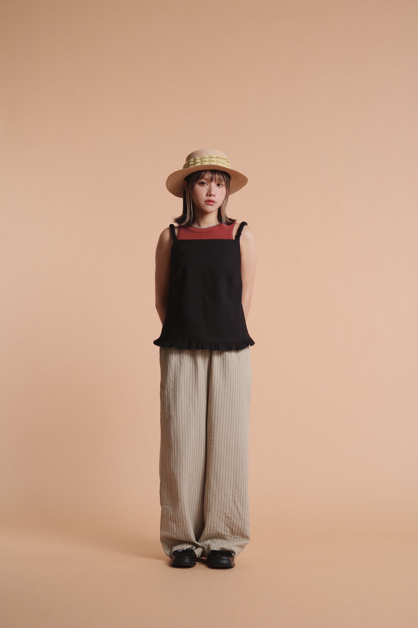 Striped Lazy Pants (Green)