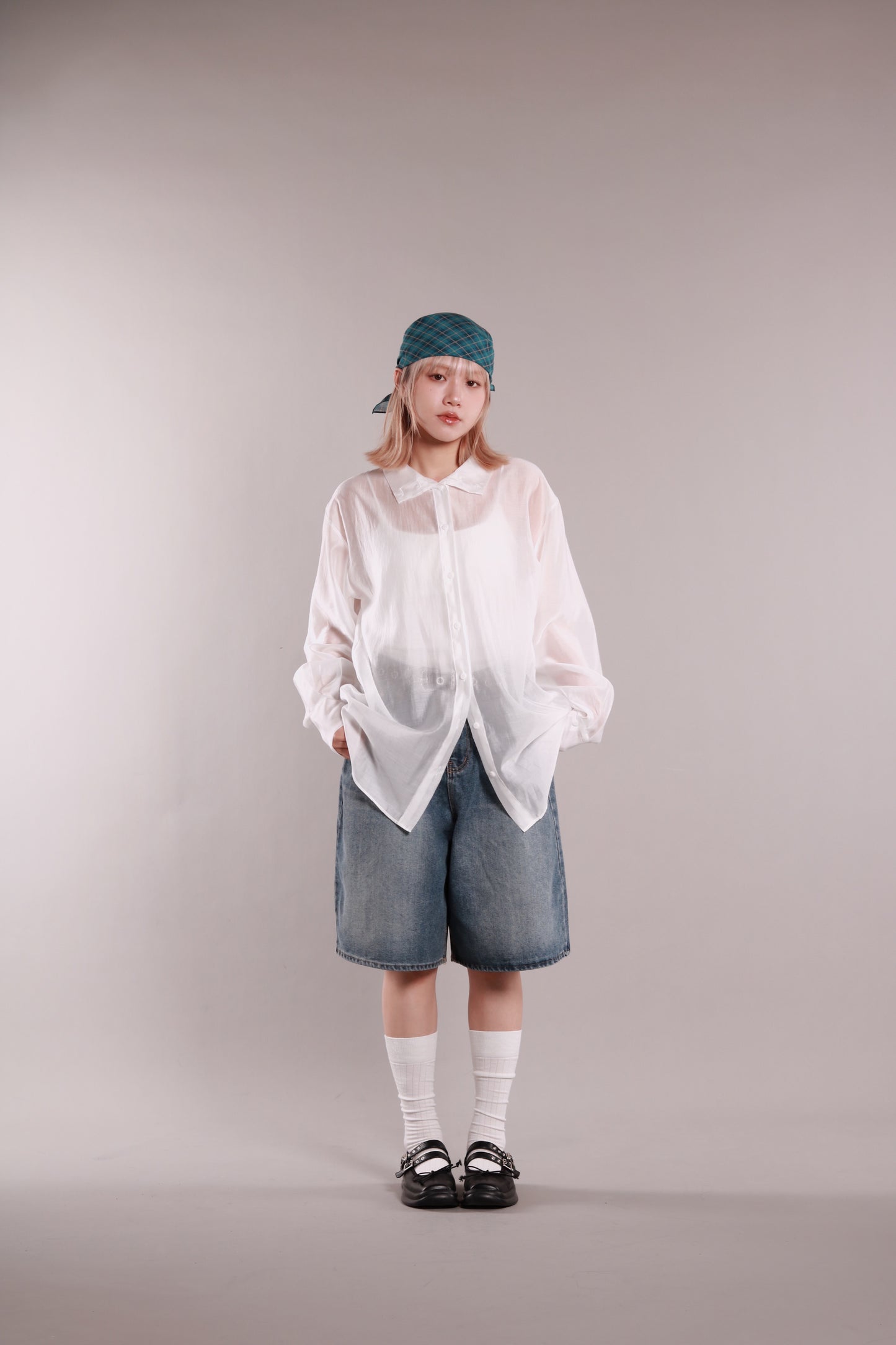 Scoop Bra Top (White)