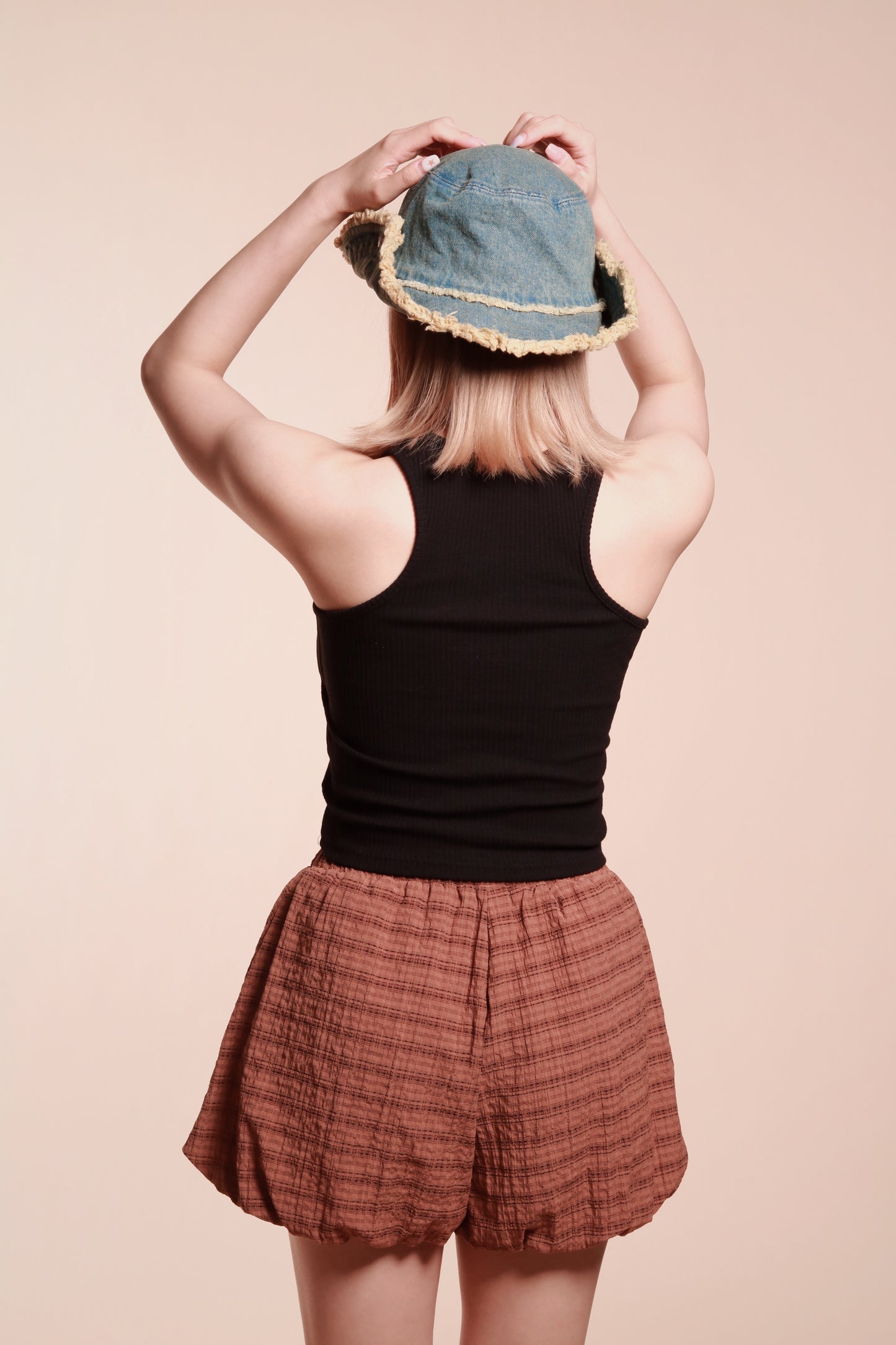 Padded Rib Tank (Black)