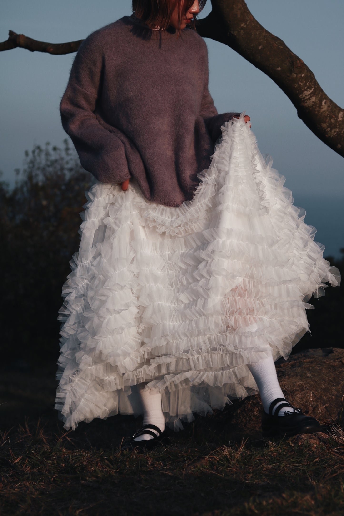 Doll Lace Skirt (White)