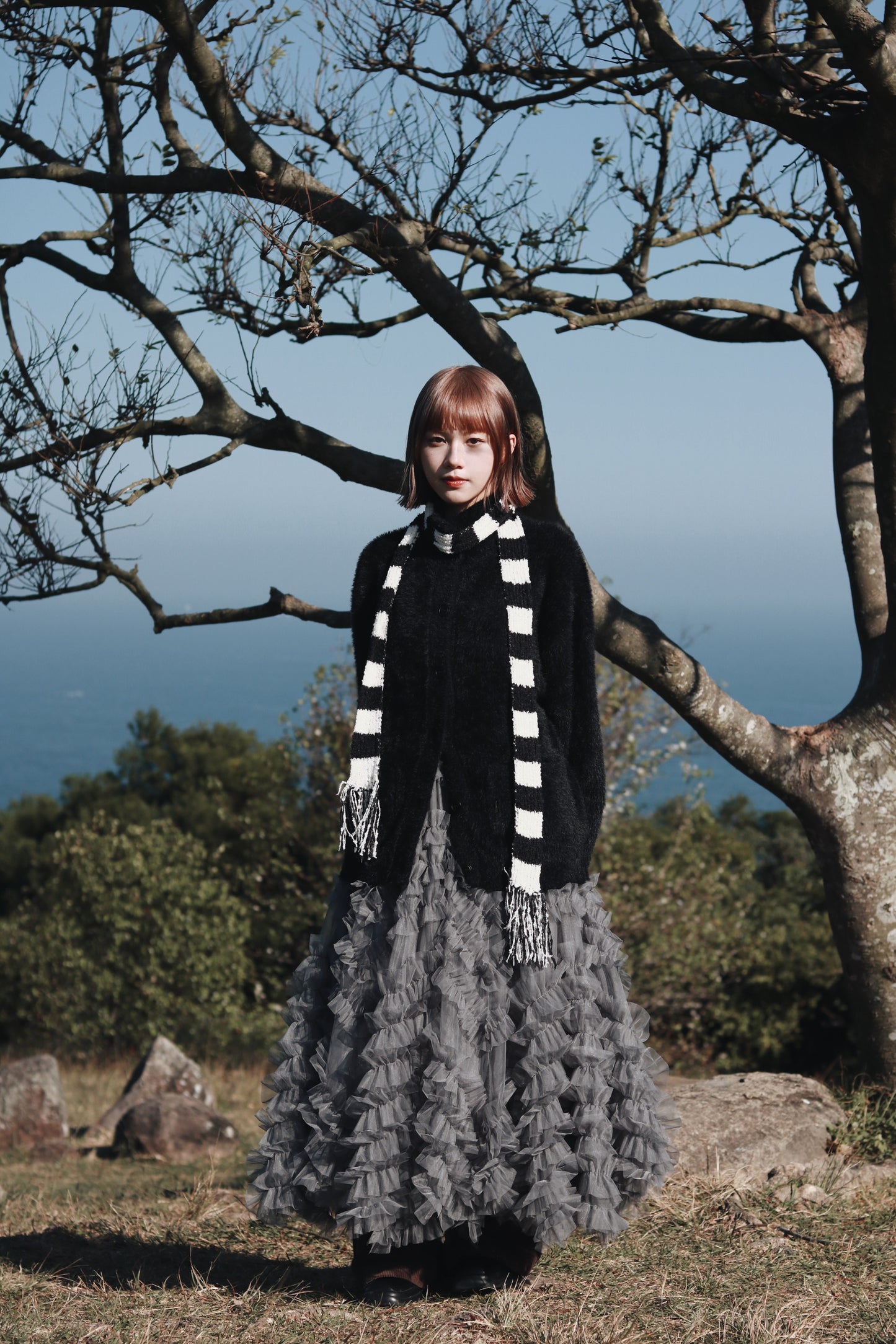 Doll Lace Skirt (Grey)