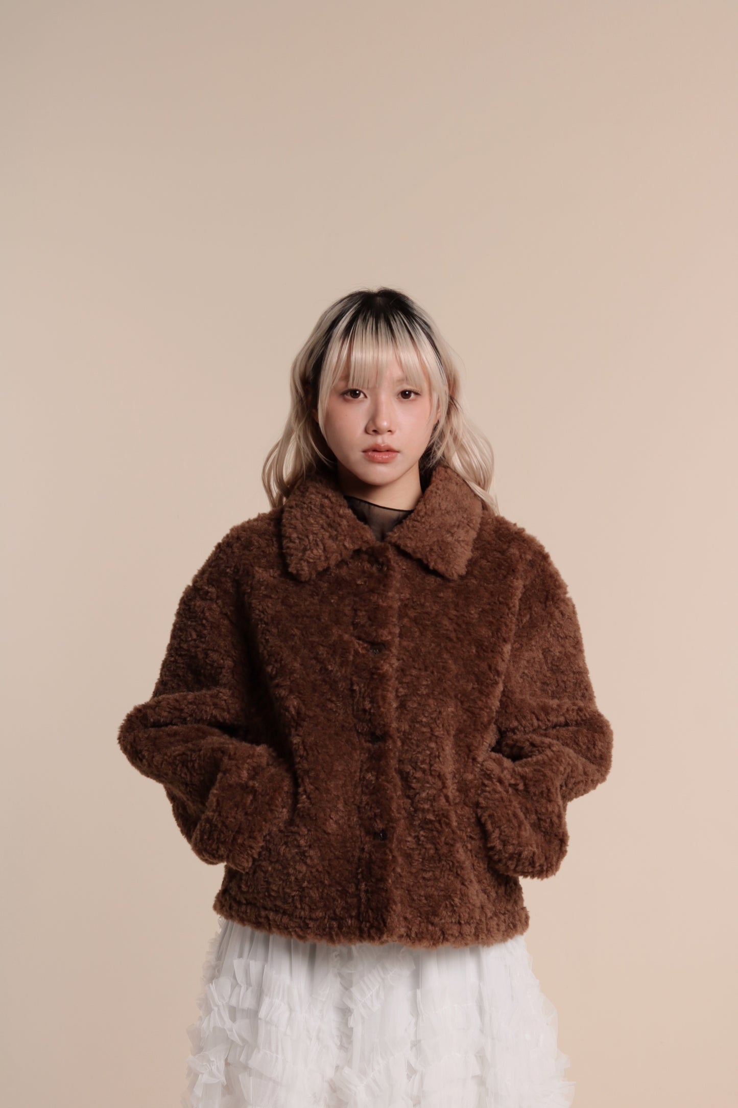 Teddy Bear Jacket (Brown)