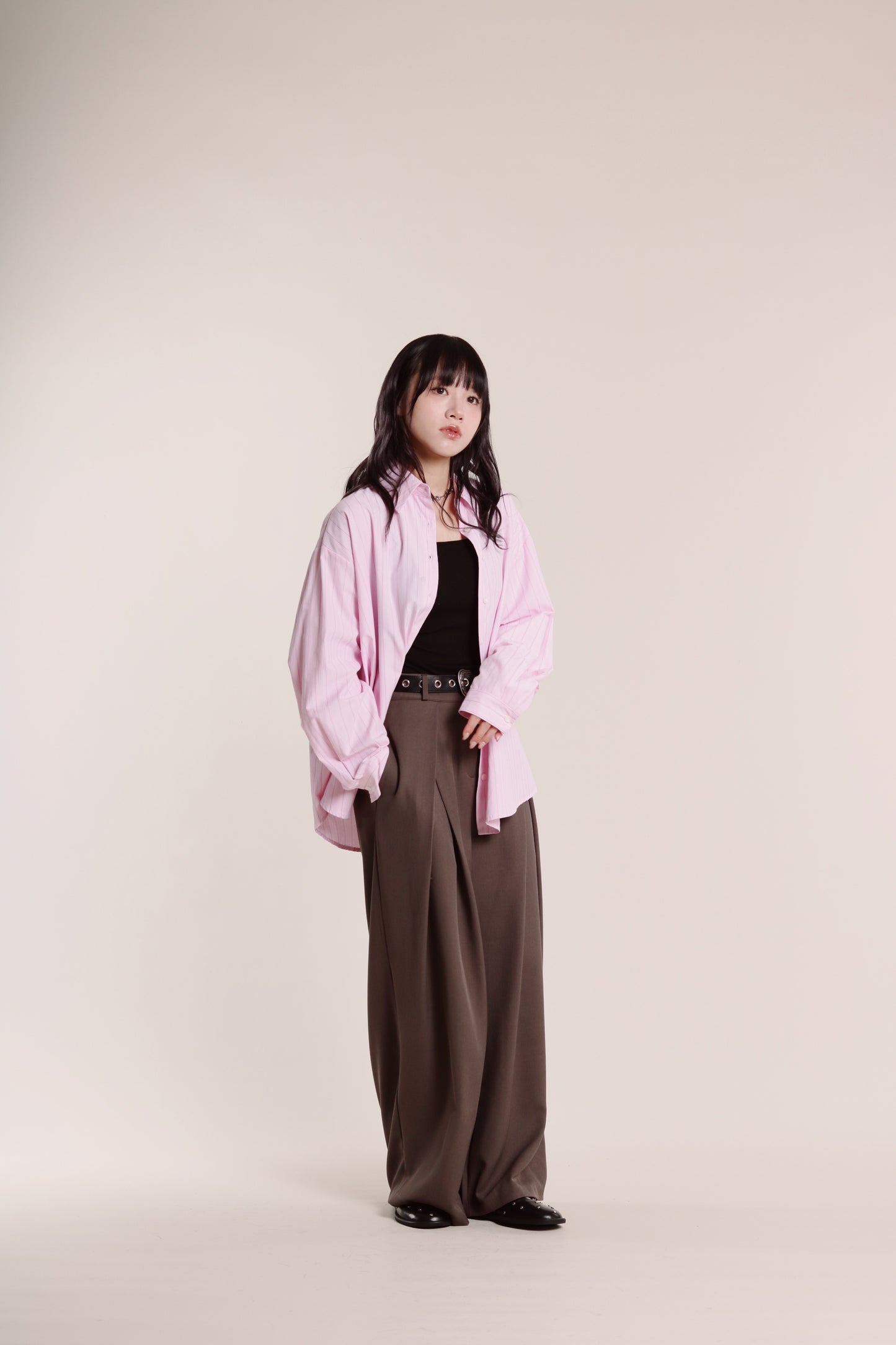 Spring Striped Shirt (Pink)
