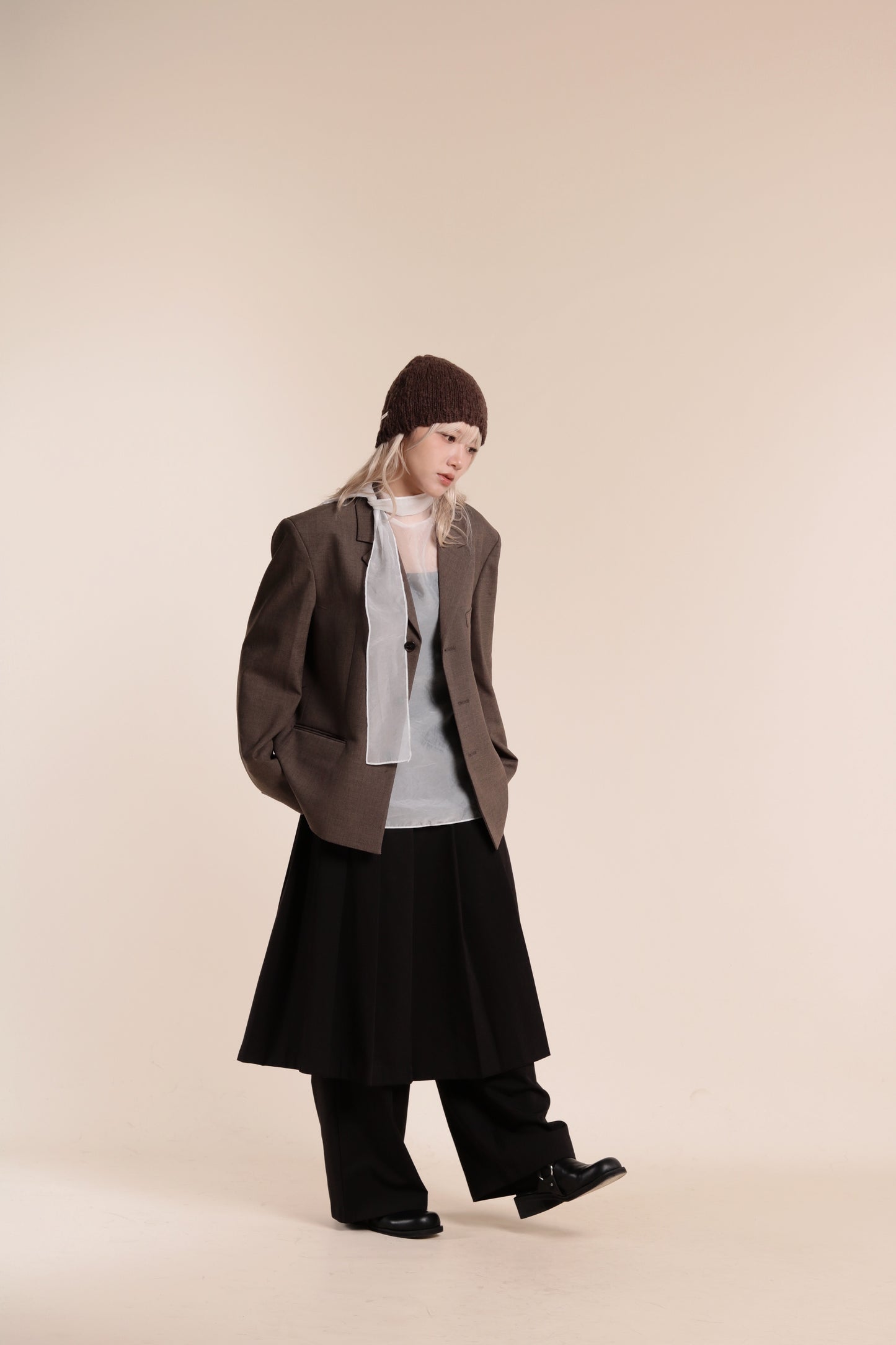 Doll See Through Blouse (White)