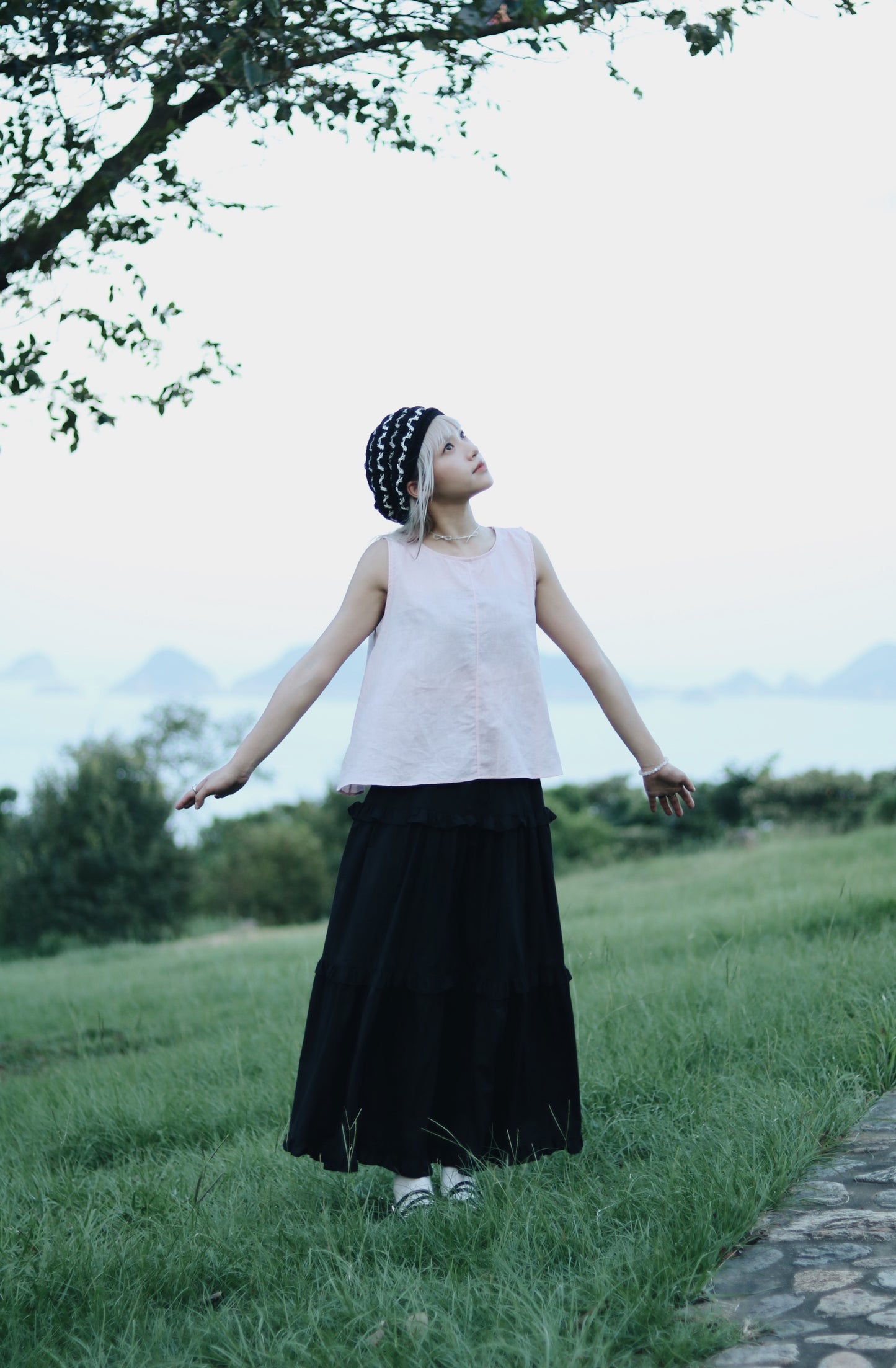 Daily Sleeveless Top (Pink)