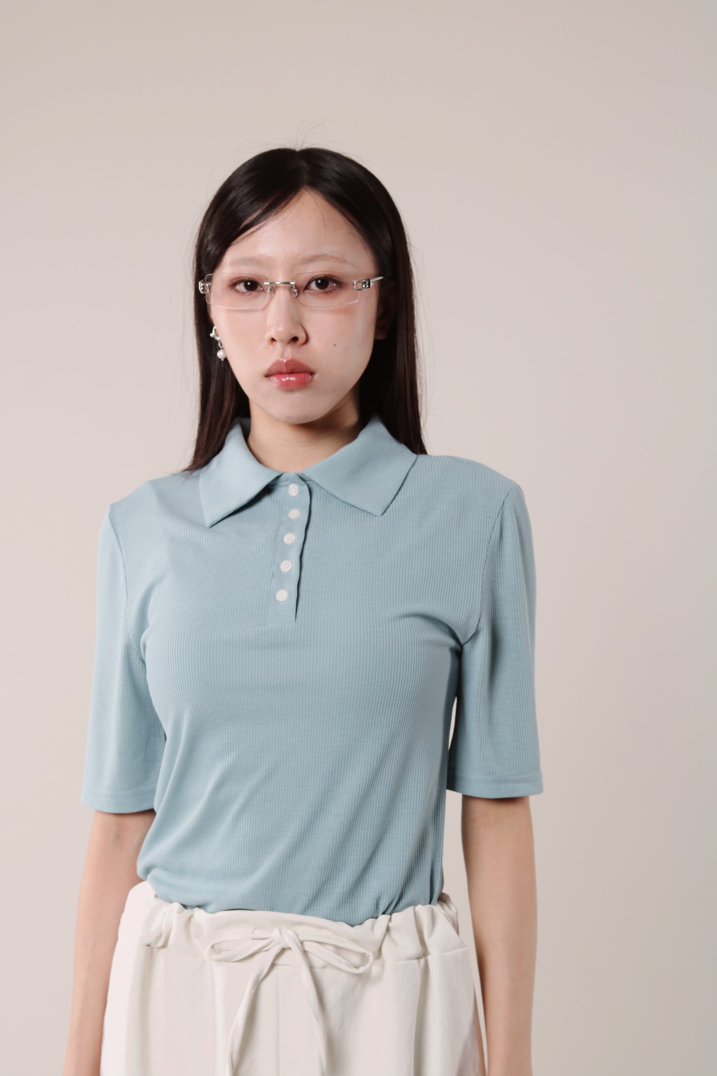Summer Polo Tee (Blue)