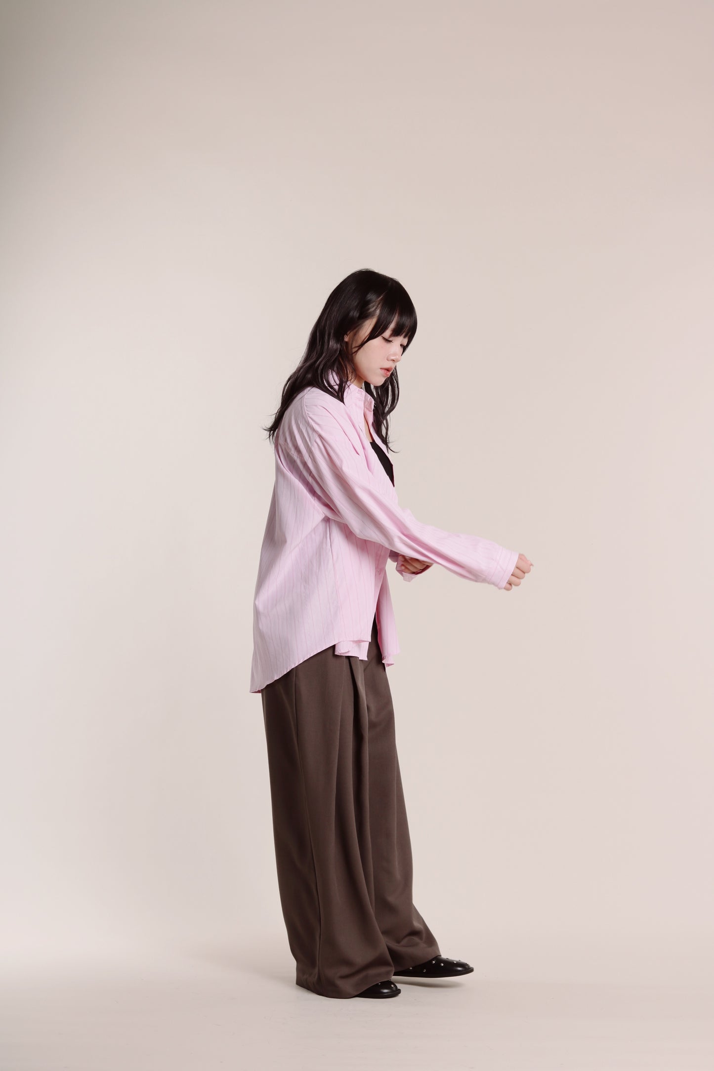 Spring Striped Shirt (Pink)