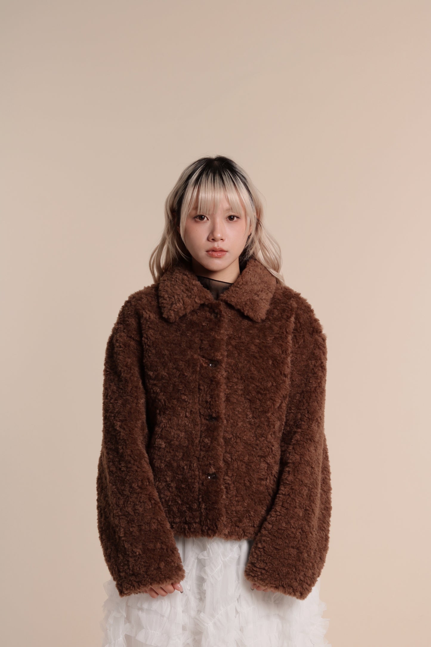 Teddy Bear Jacket (Brown)