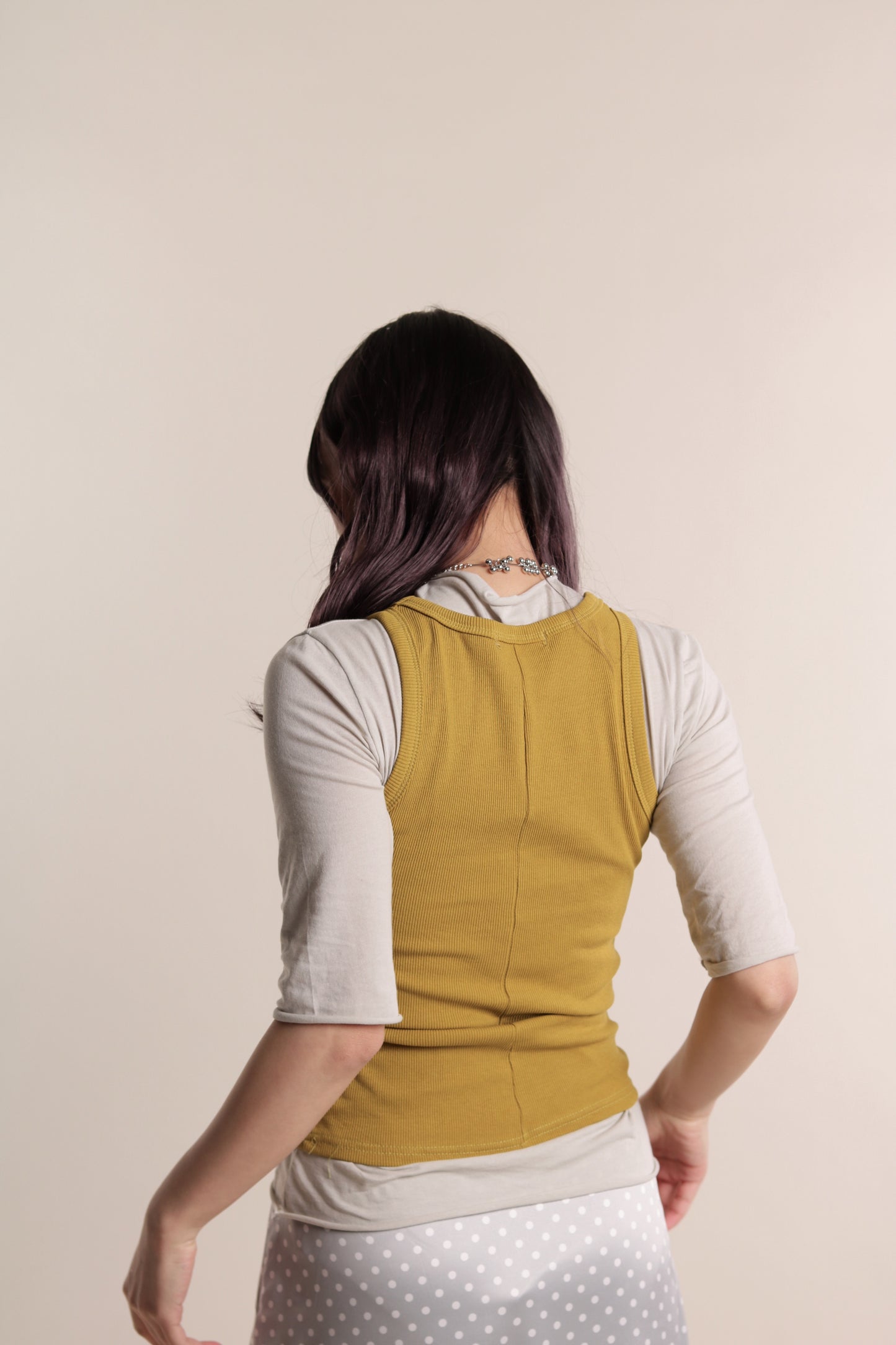 Pure Mock Neck Top (Dusty Green)