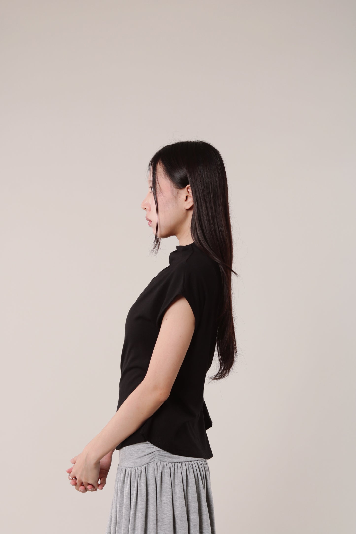 Borg Gathered Tee (Black)