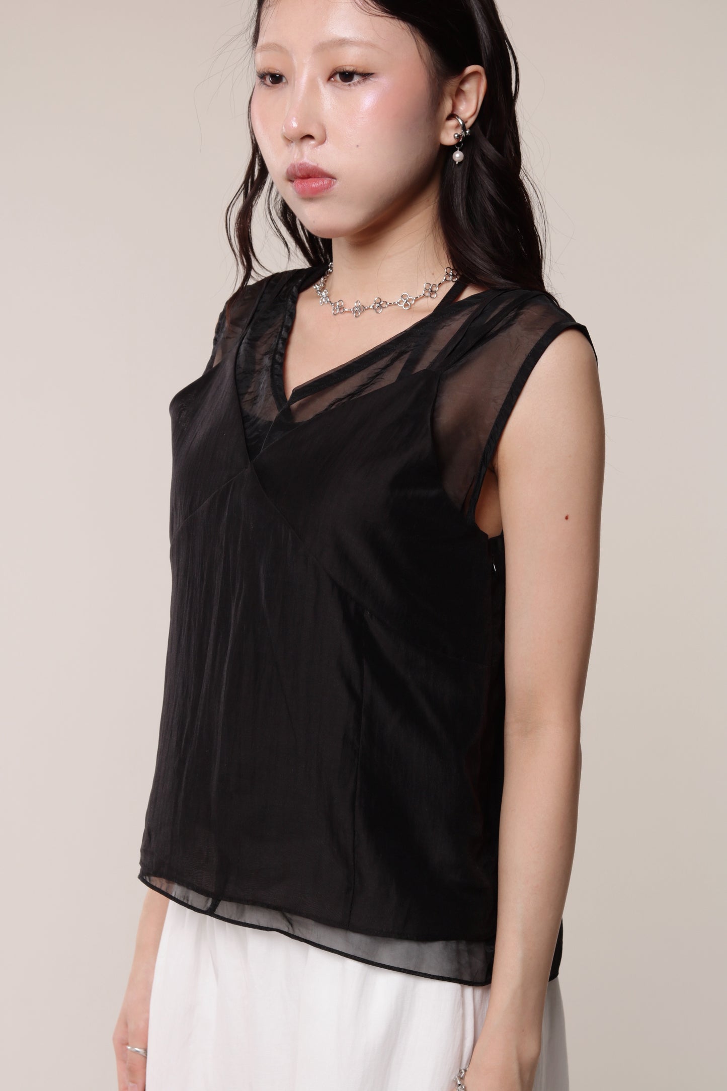 Chaya Layered Top (Black)