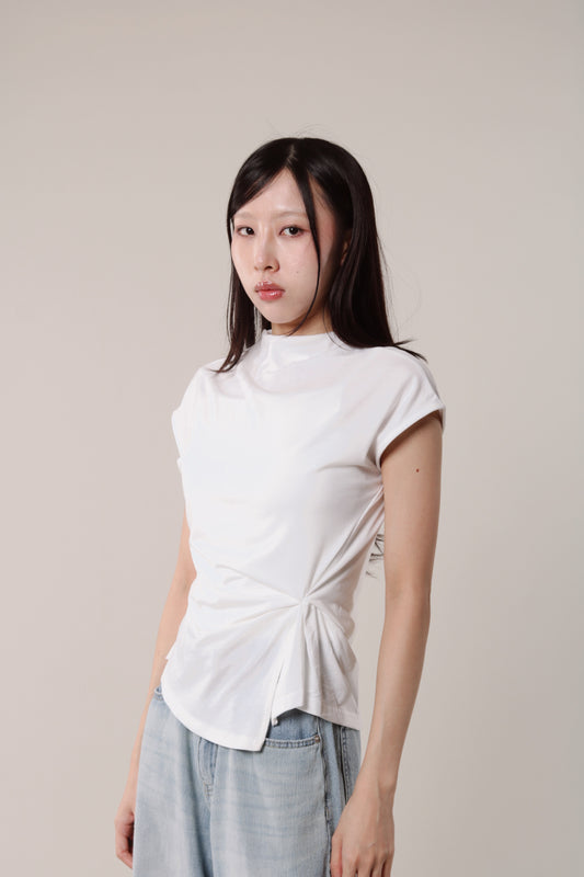 Borg Gathered Tee (Ivory)