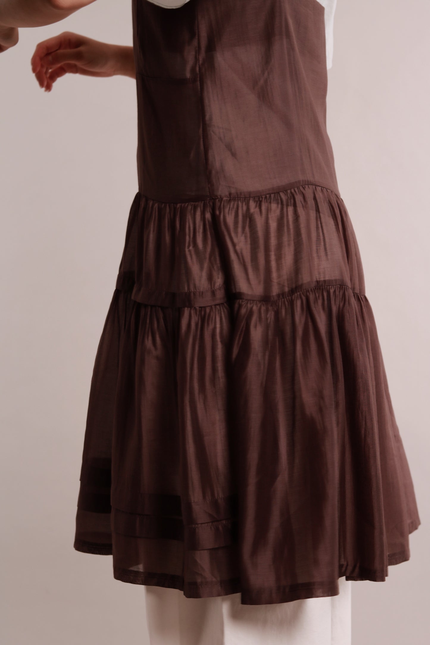 Doll See Through Dress (Brown)