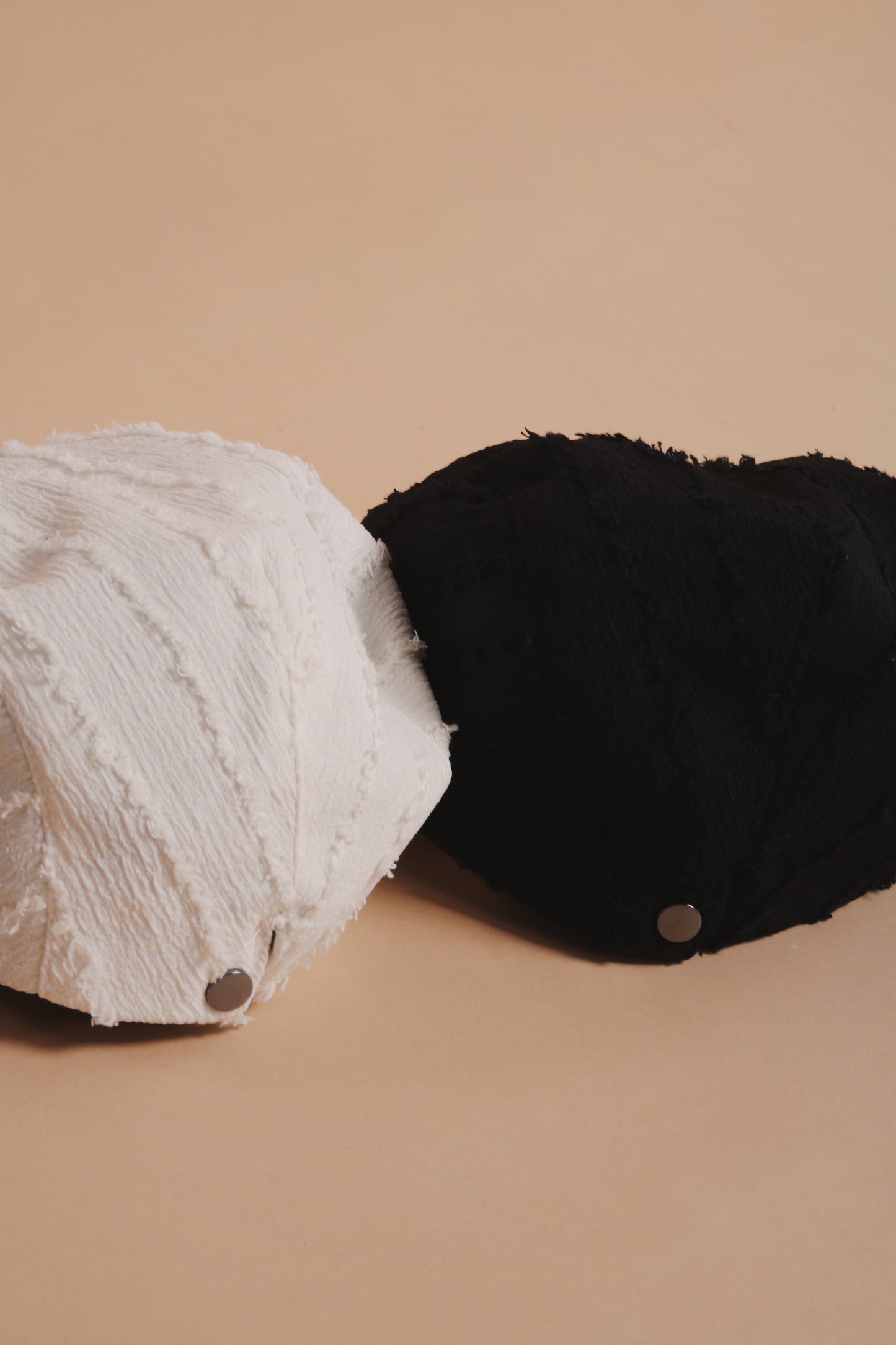 Frayed News Cap (White)