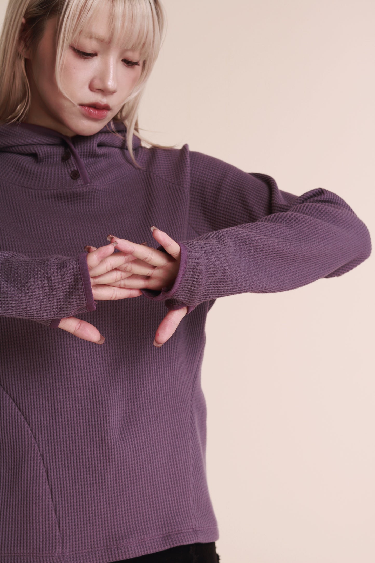 Waffle Boy Top (Purple)