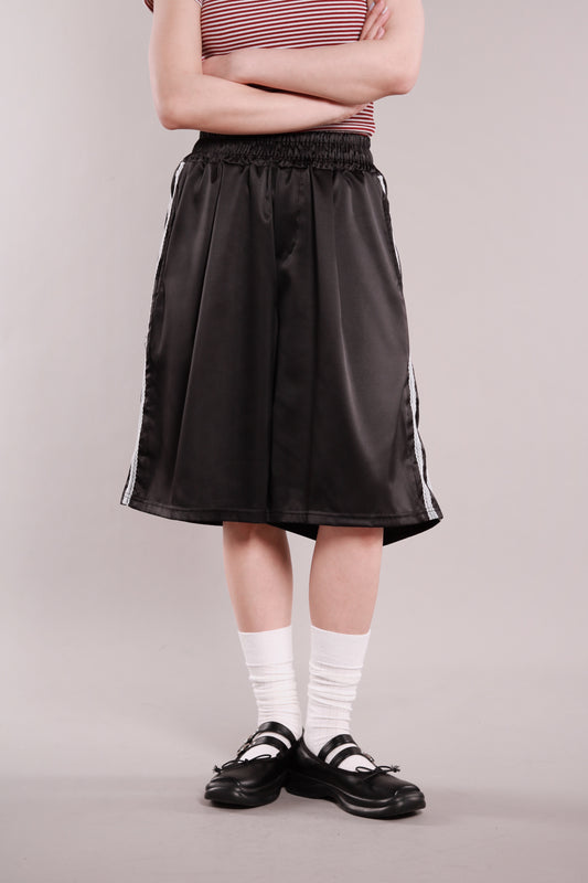 Sporty Lace Shorts (Black)