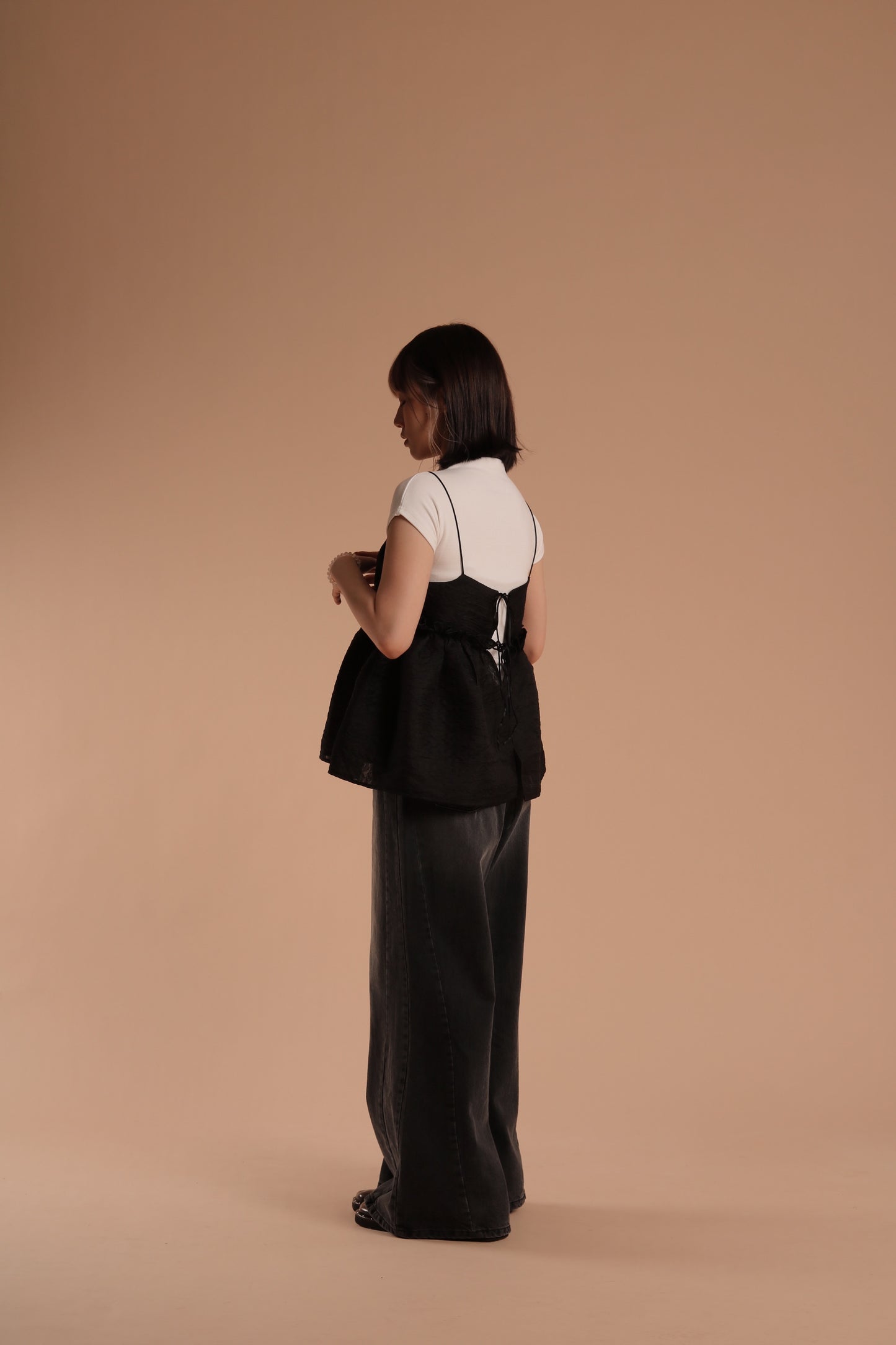 Cap Sleeve Tee (Ivory)