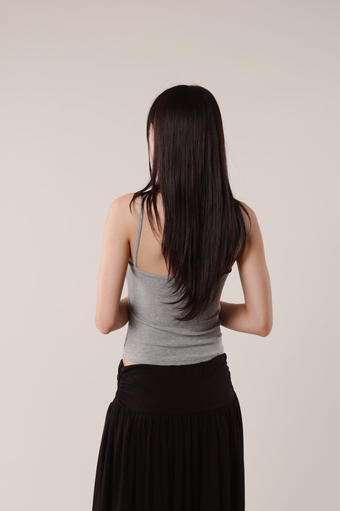 Ribbon Bra Top (Grey)