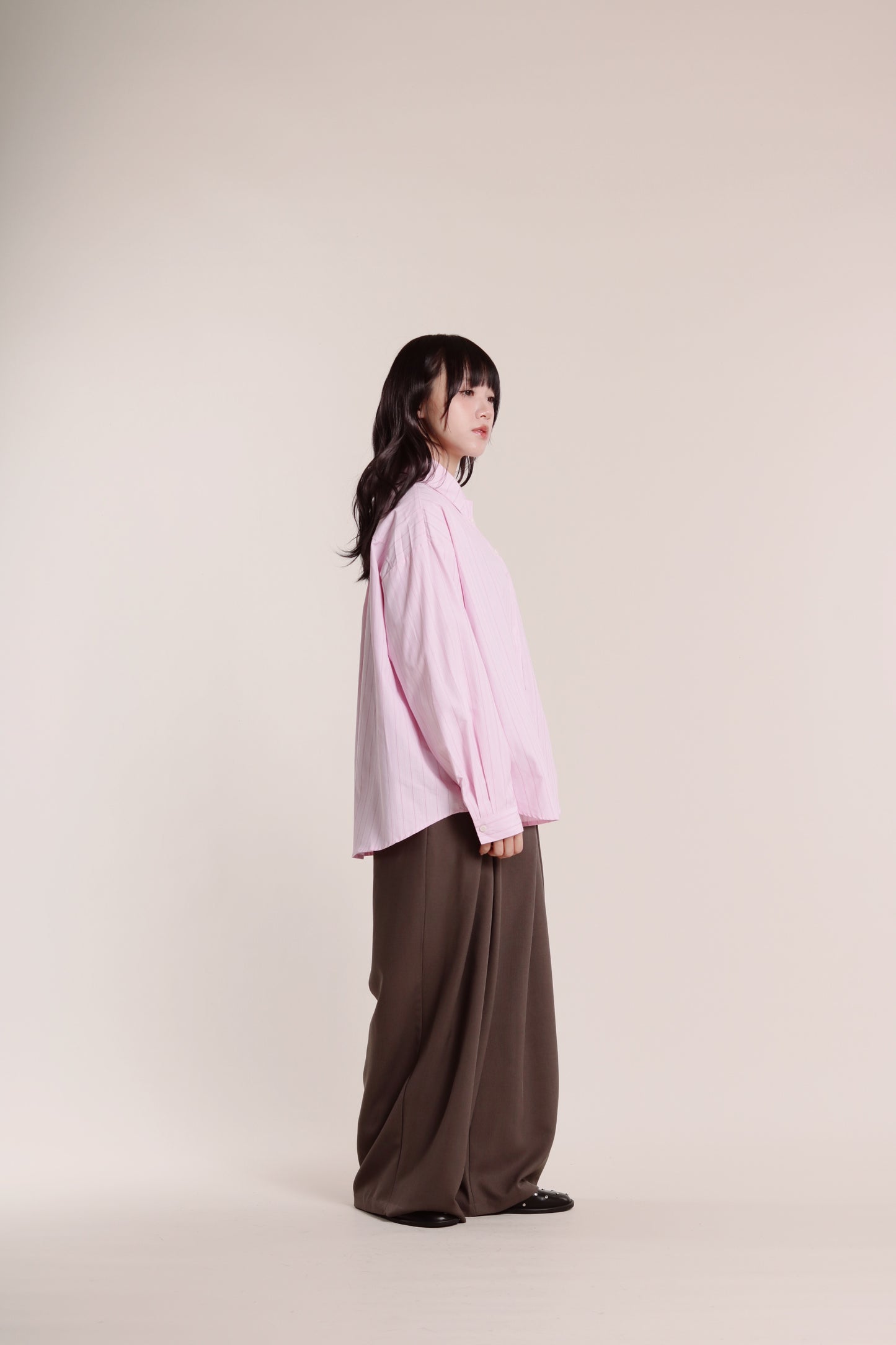 Spring Striped Shirt (Pink)