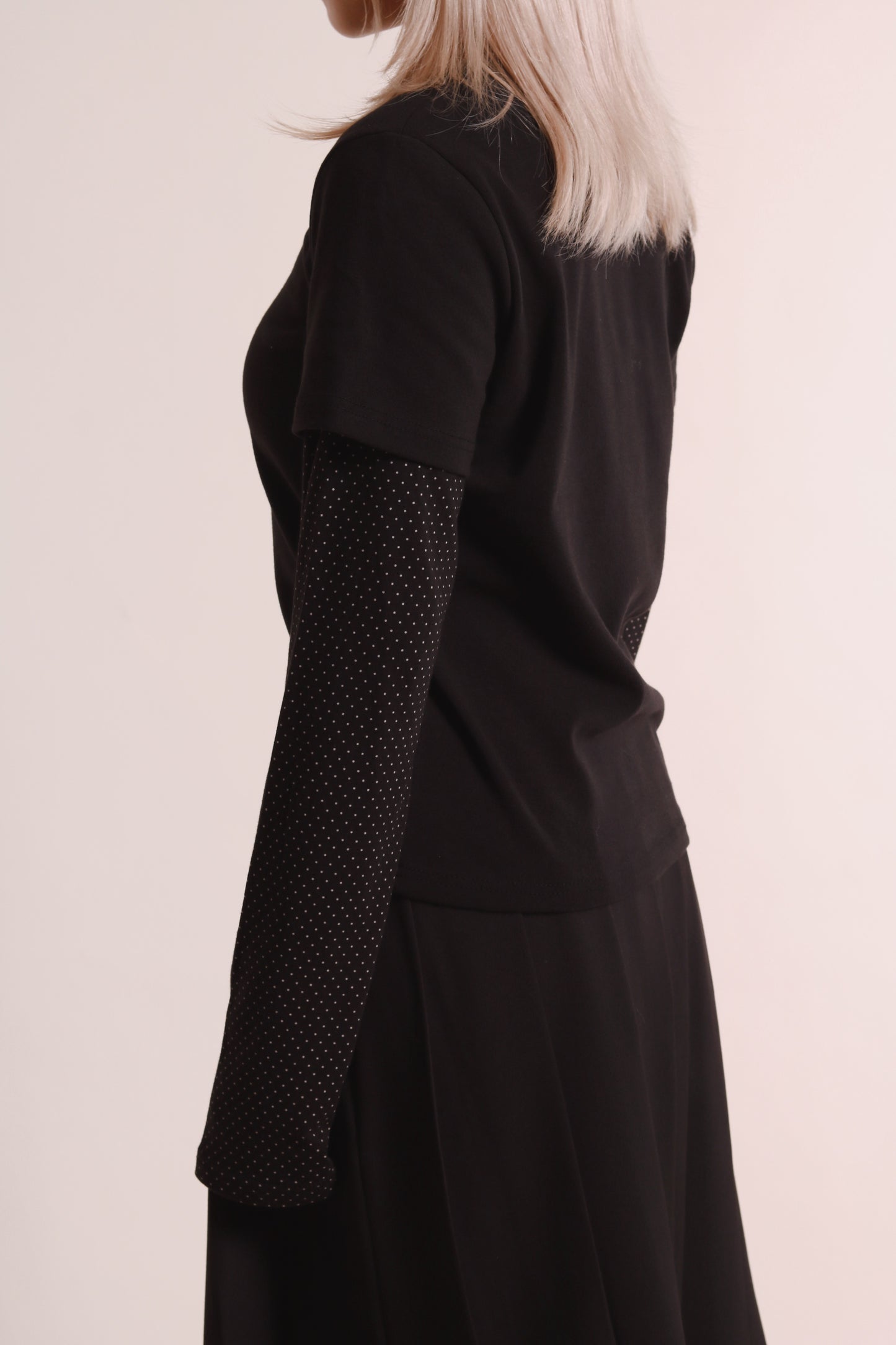 Layered Dot Top (Black)