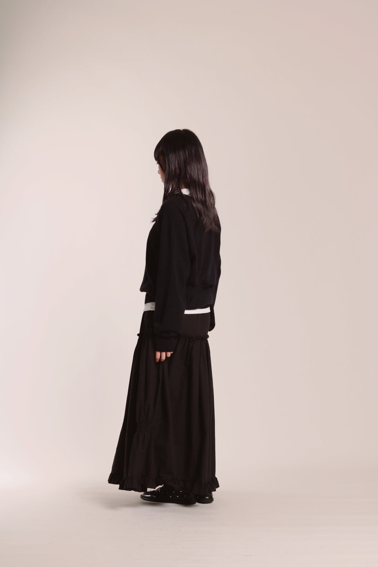 V Neck Sweater (Navy)