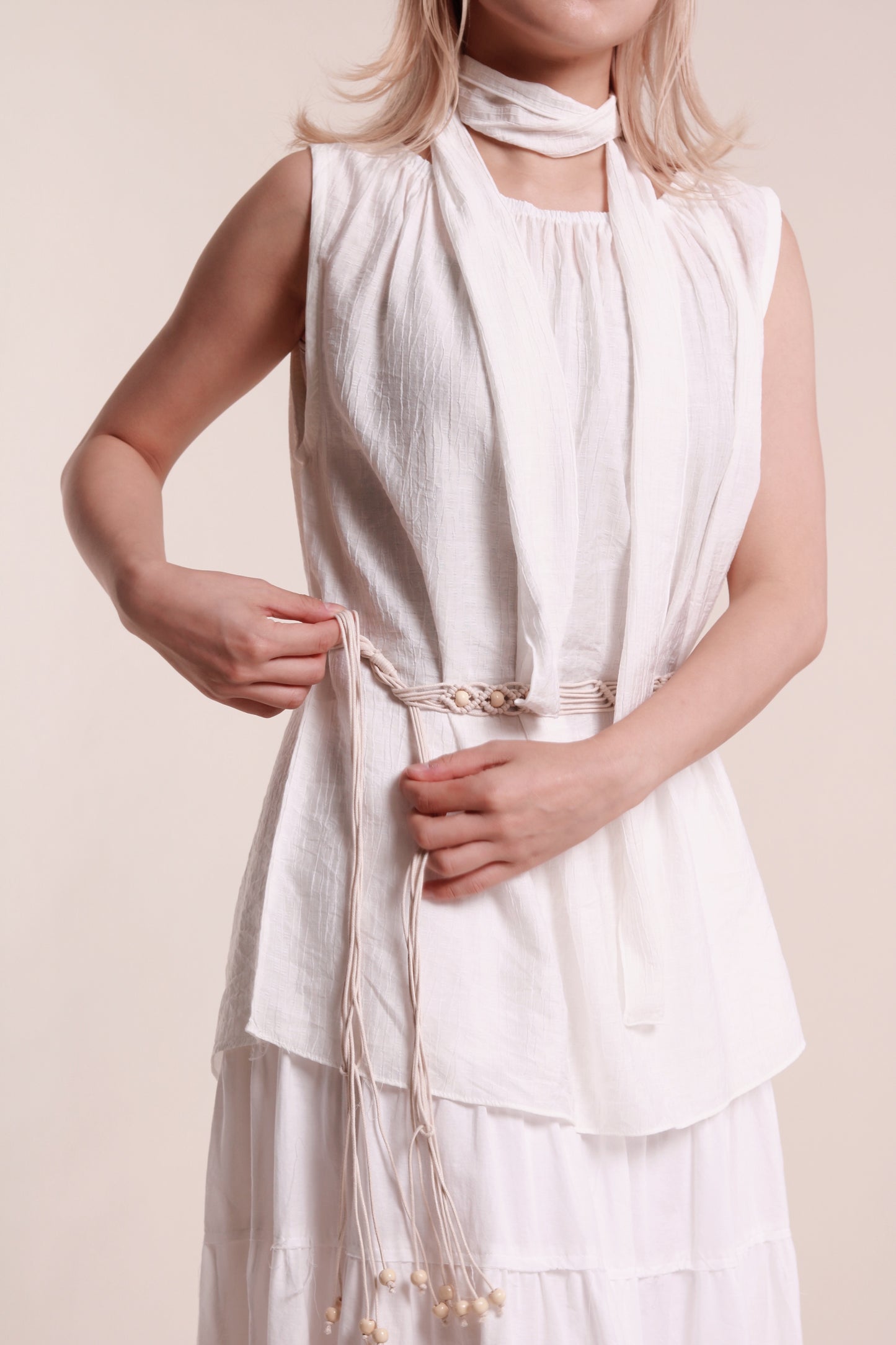 Boho Belt (Brown/Ivory)