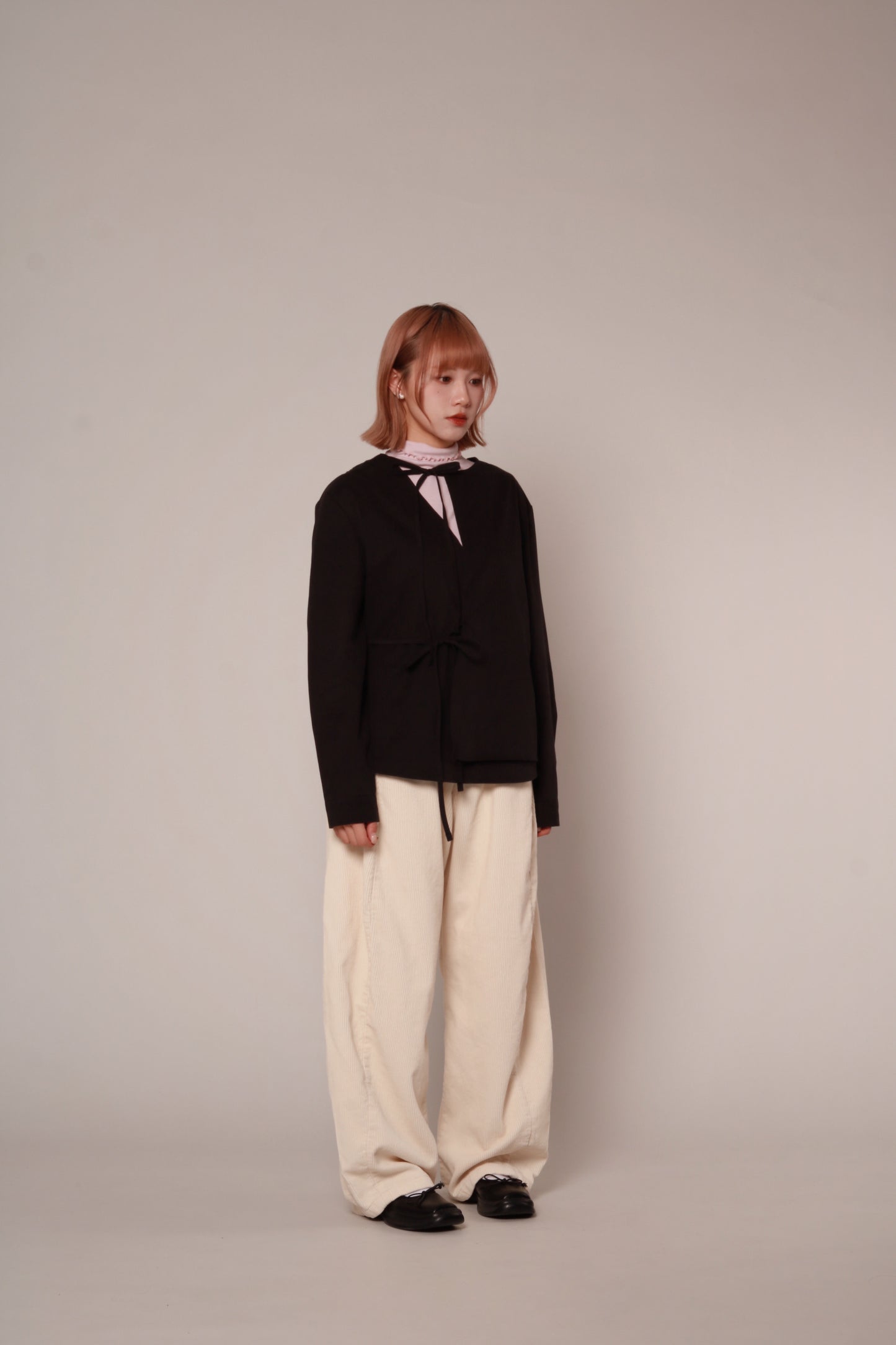 Ribbon Shirt (Black)