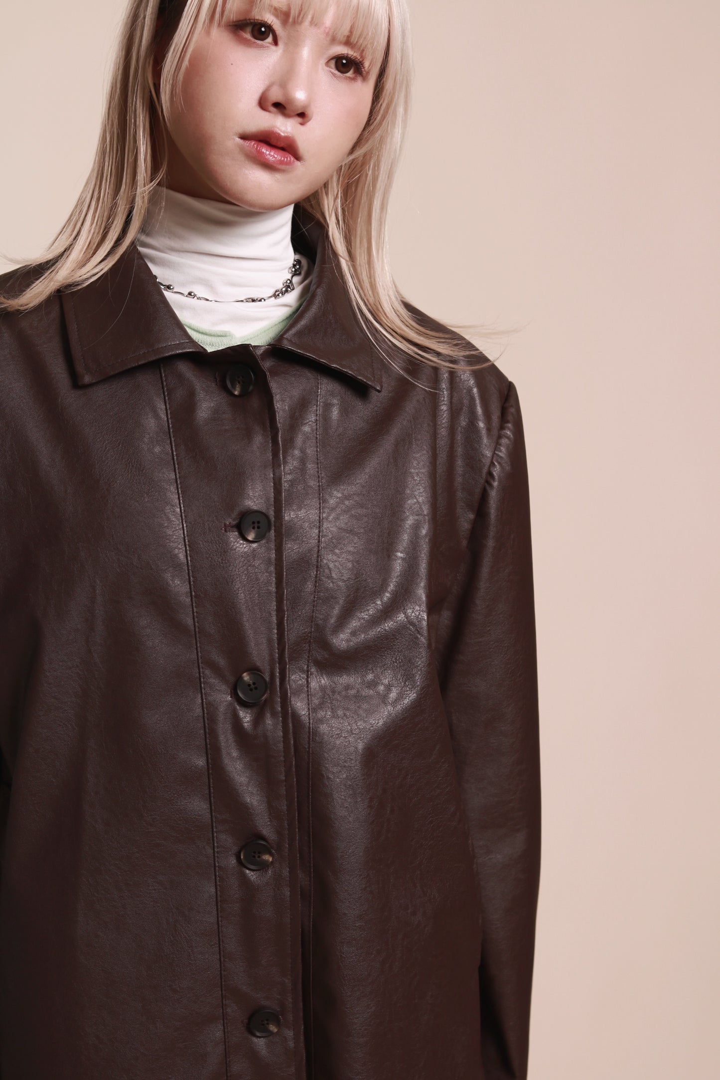 Leather Jacket (Brown)