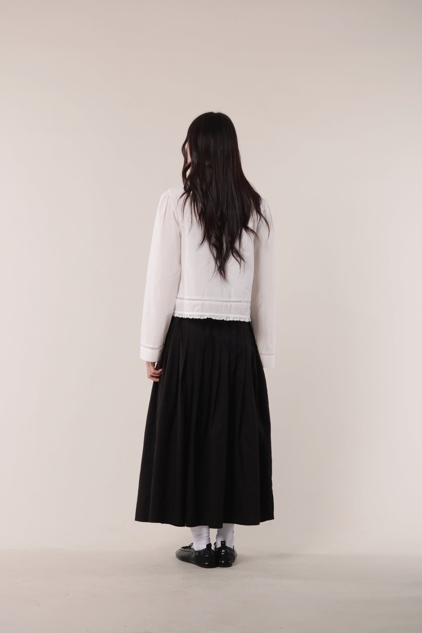 Pleated Skirt (Black)