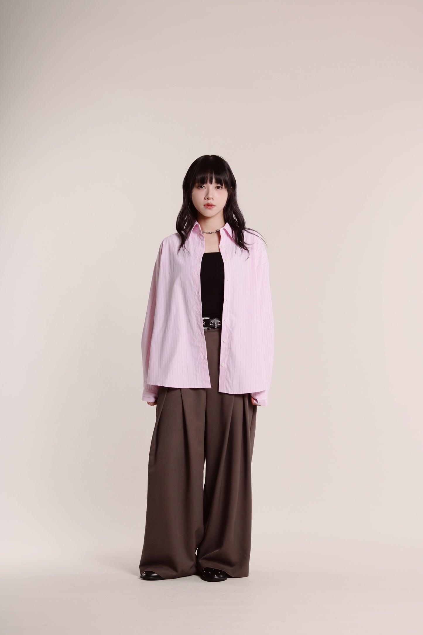 Spring Striped Shirt (Pink)