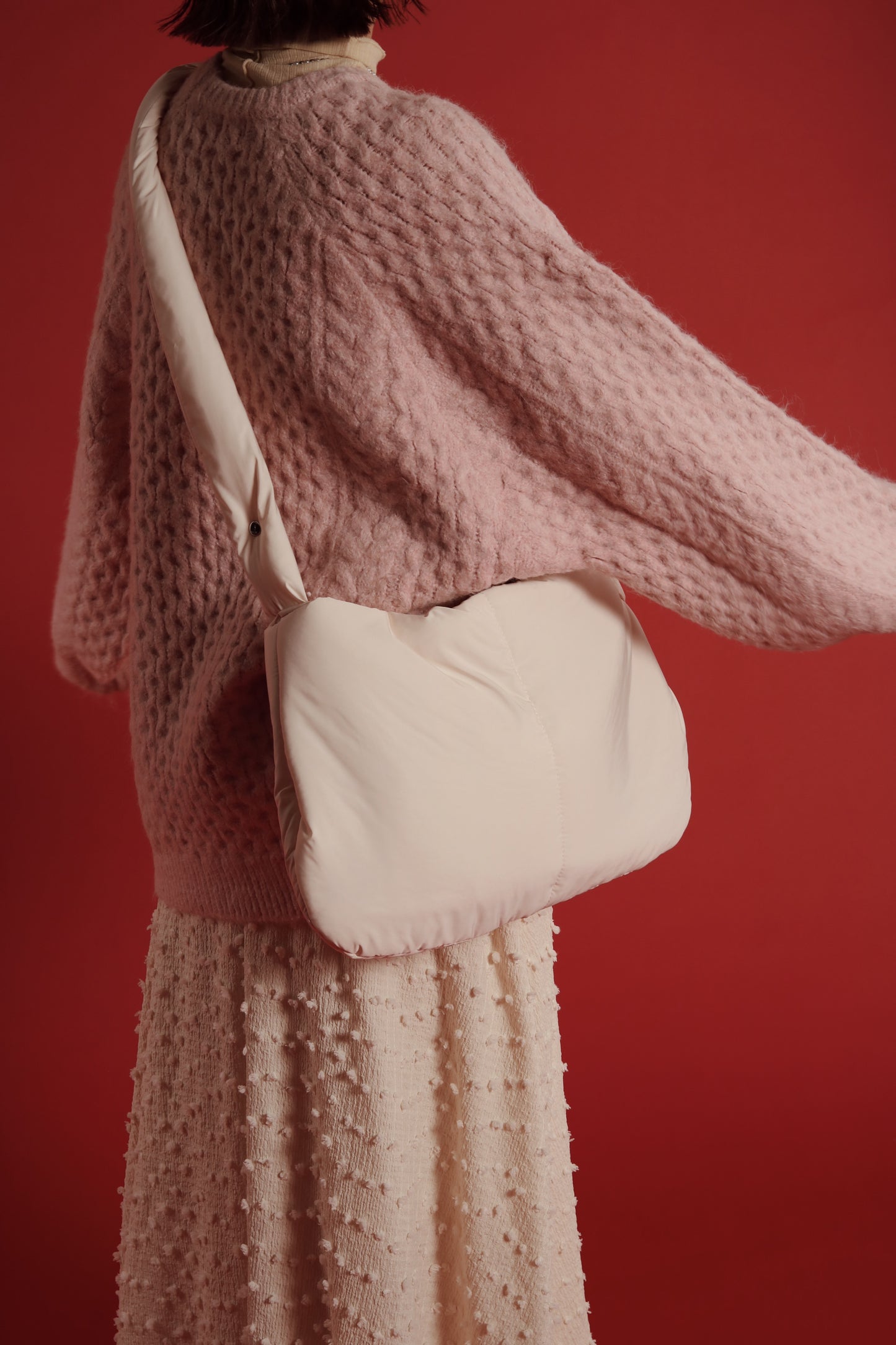 Doll Cloud Bag (Black/Brown/Ivory)