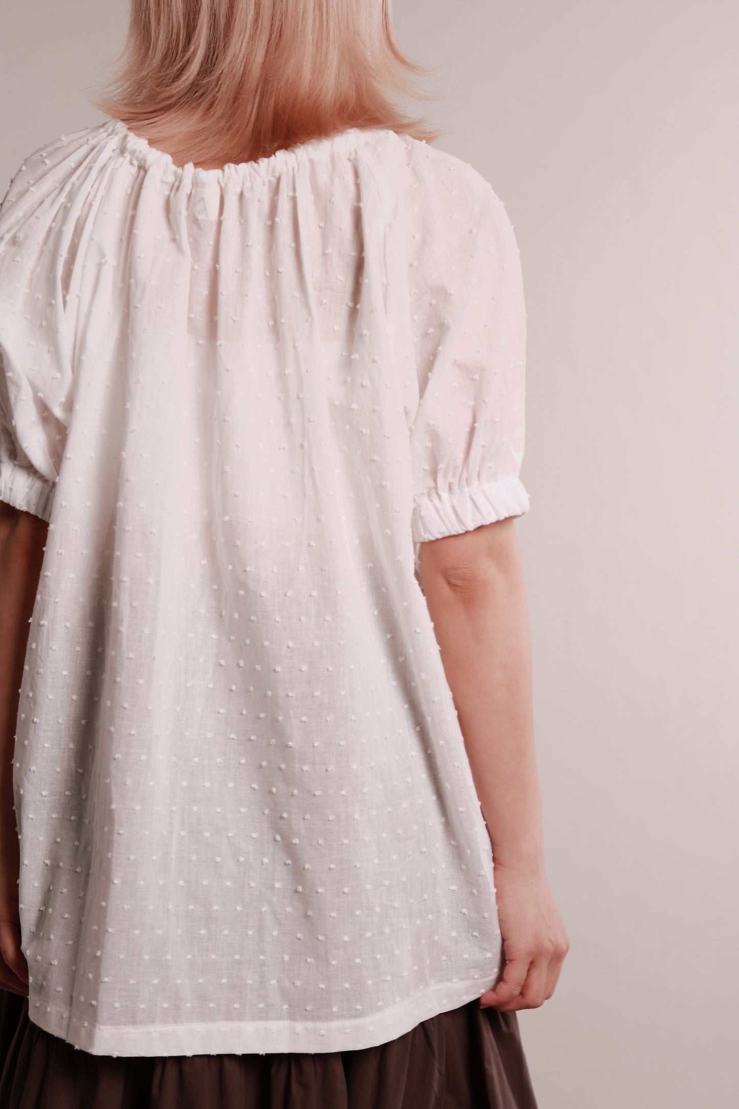 Dot Dot Blouse (White)