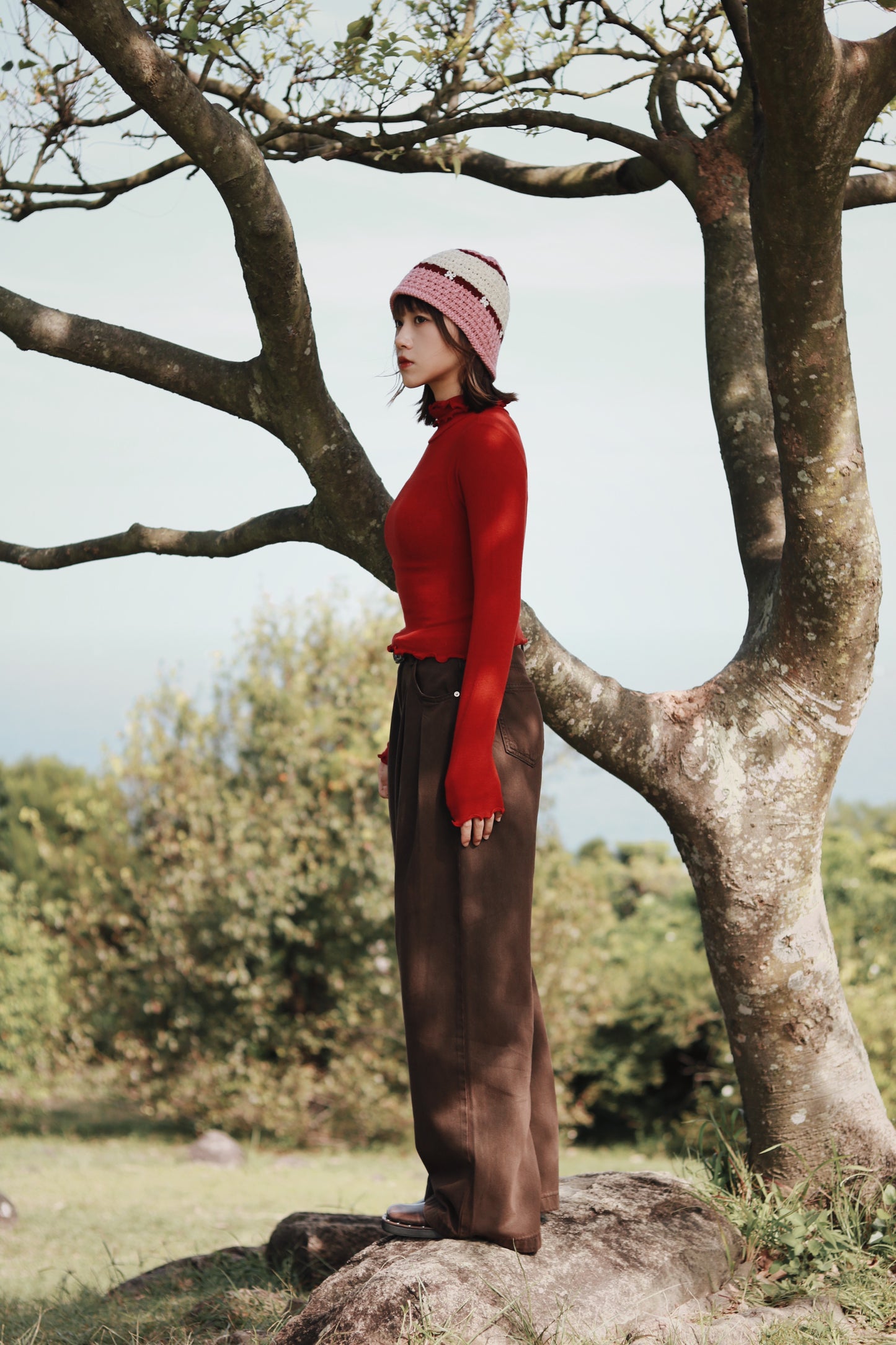 Double Fafa Top (Red)