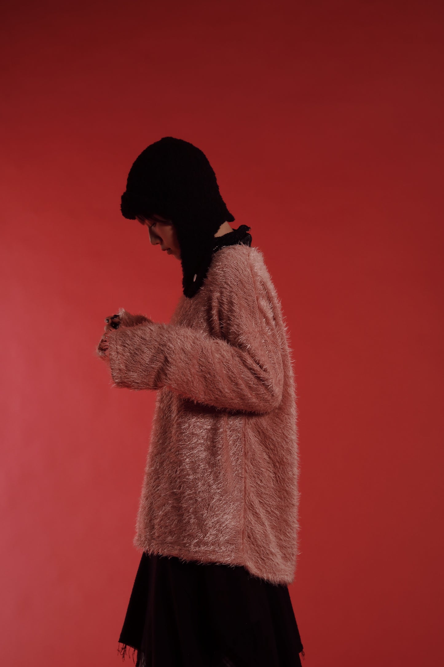 Fluffy Oversize Top (Pink)
