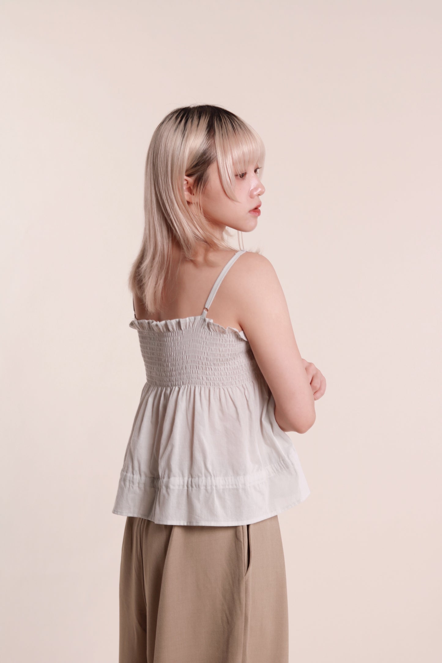 Audrey Sleeveless Top (Mint)