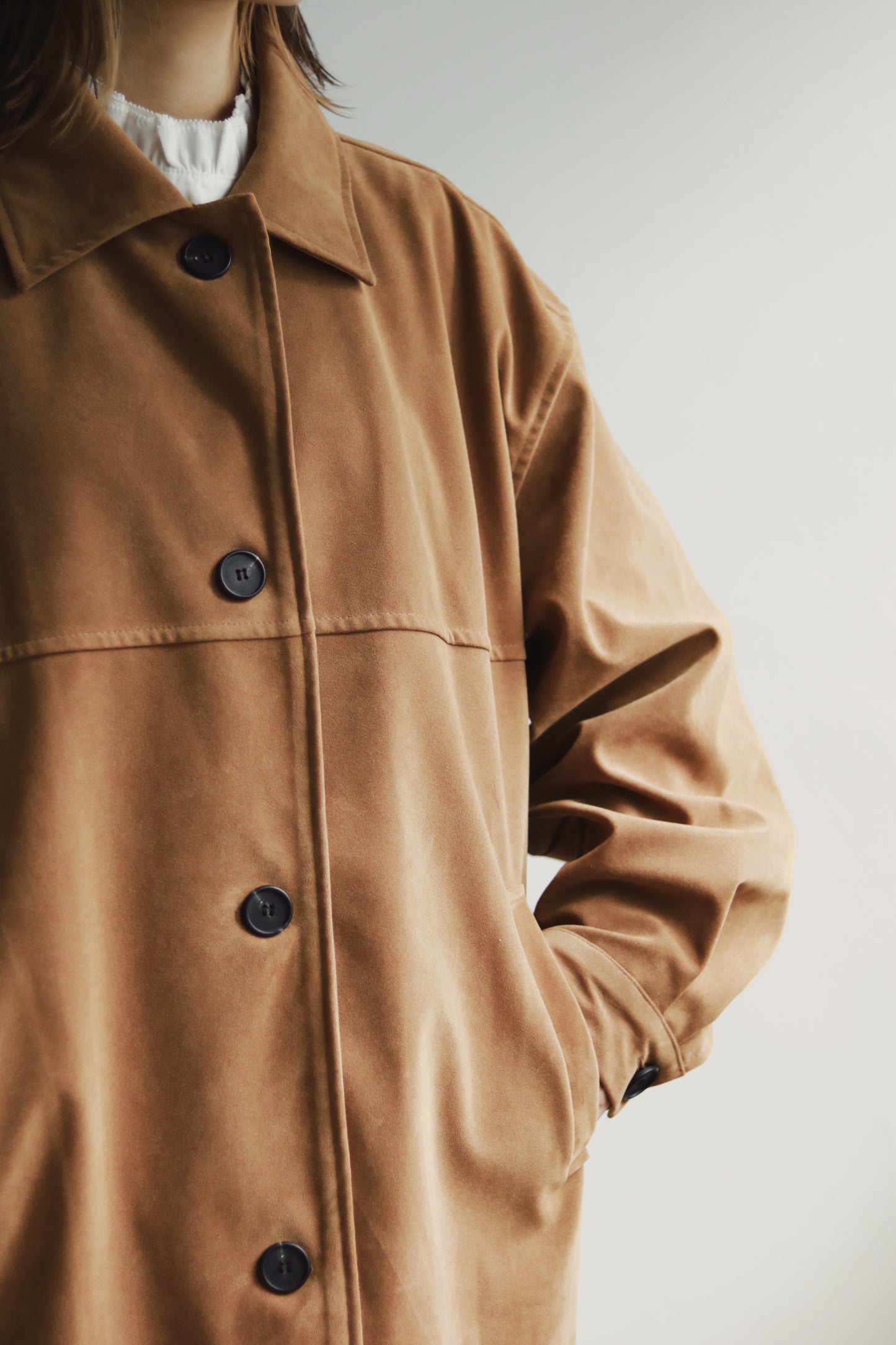 Suede Jacket (Sand)