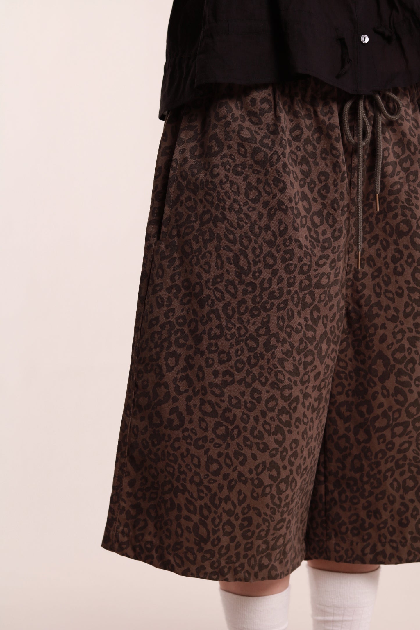 Leopard Shorts (Brown)