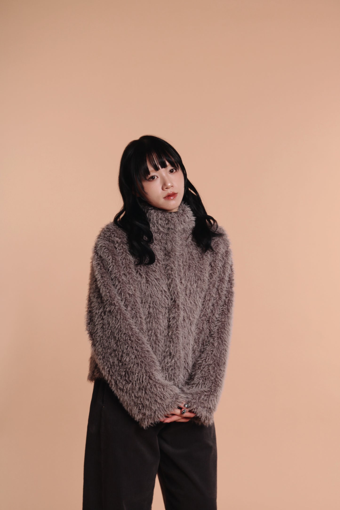 Fluffy Cardigan (Grey)