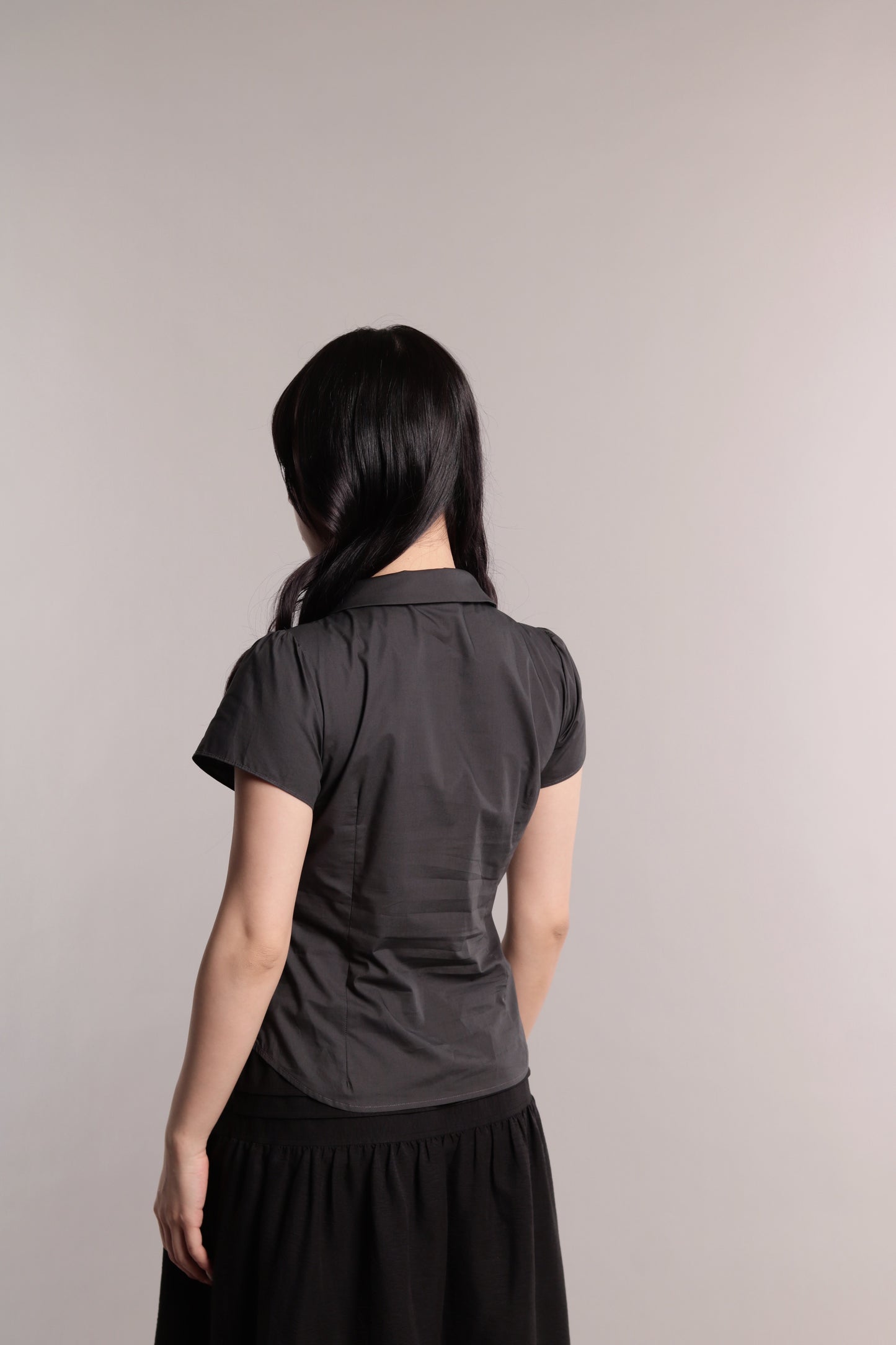 Corset Shirt (Charcoal)